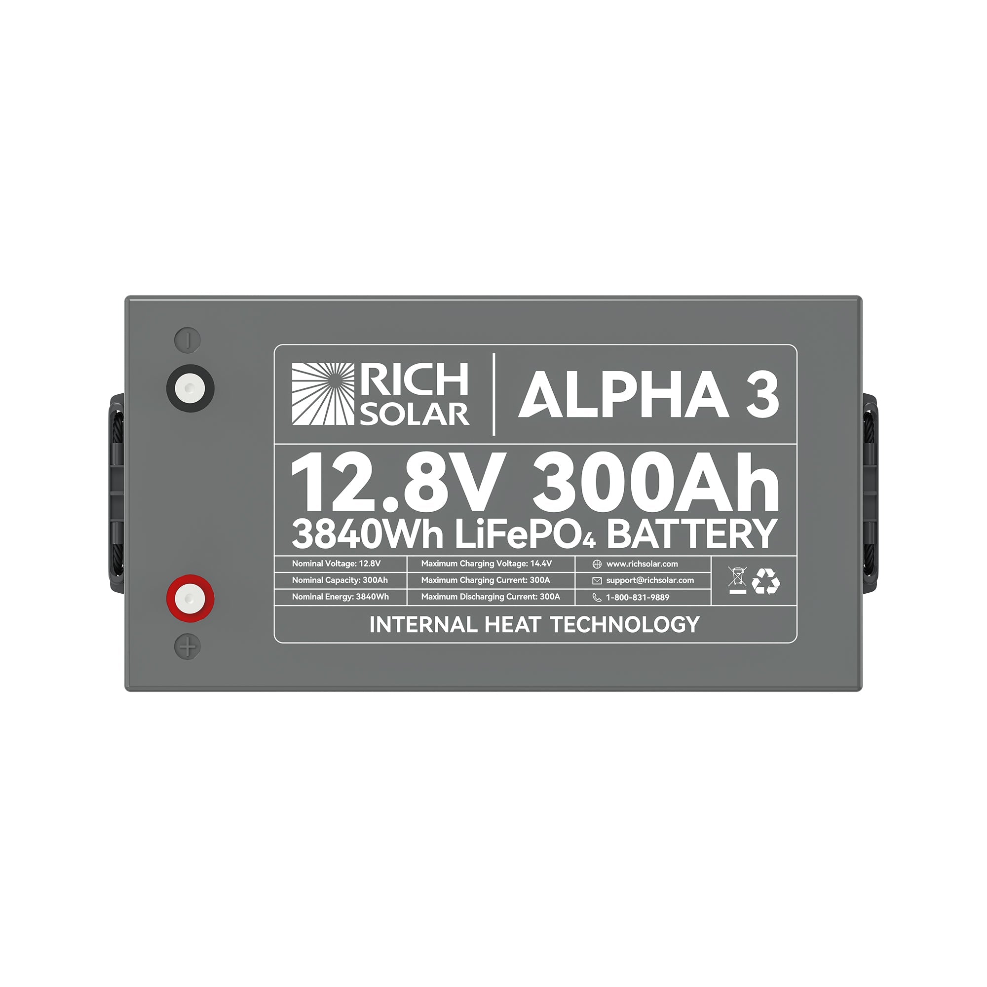 Rich Solar LiFePO4 Battery 12V 300Ah RS-B123S