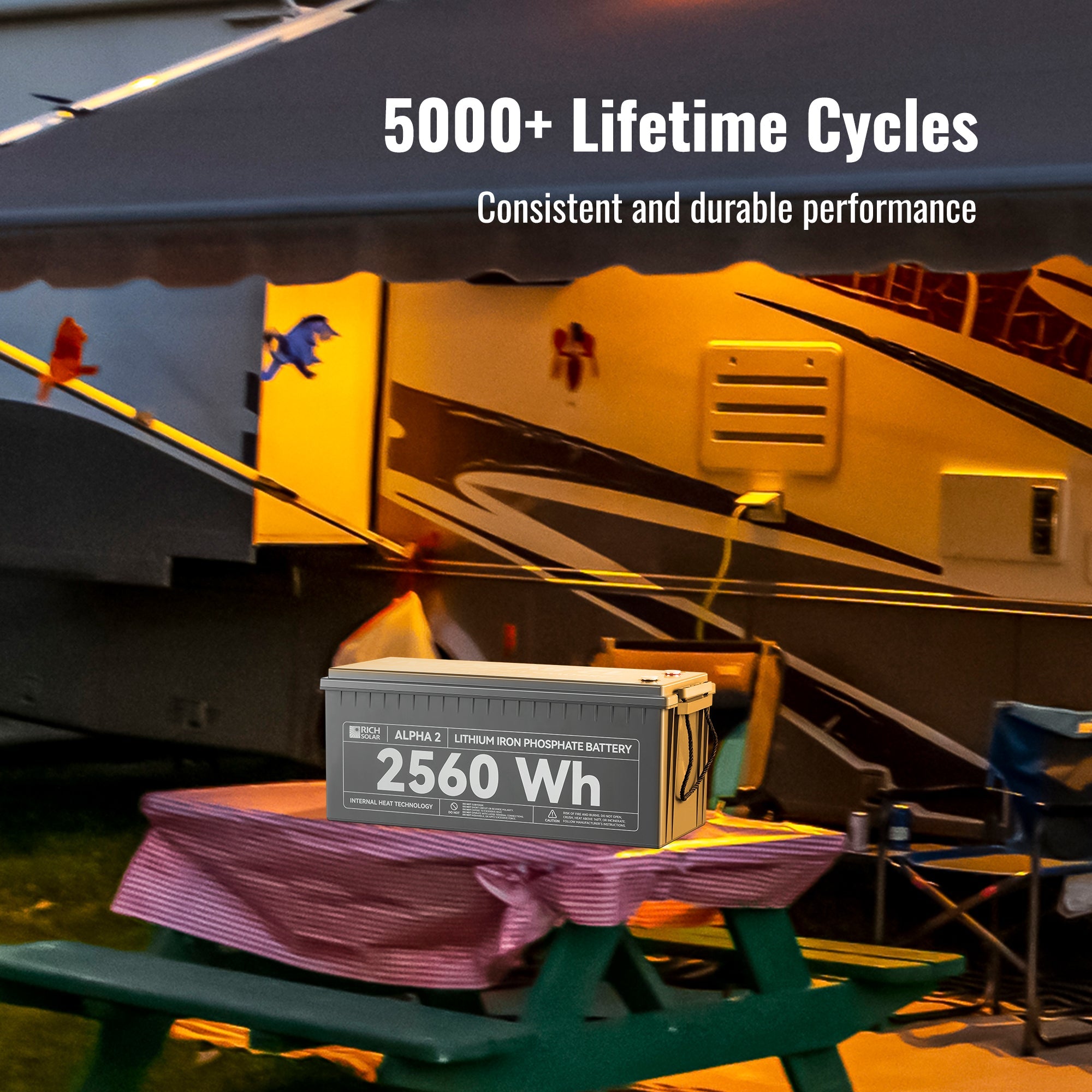 Rich Solar LiFePO4 Battery 12V 200Ah RS-B122S