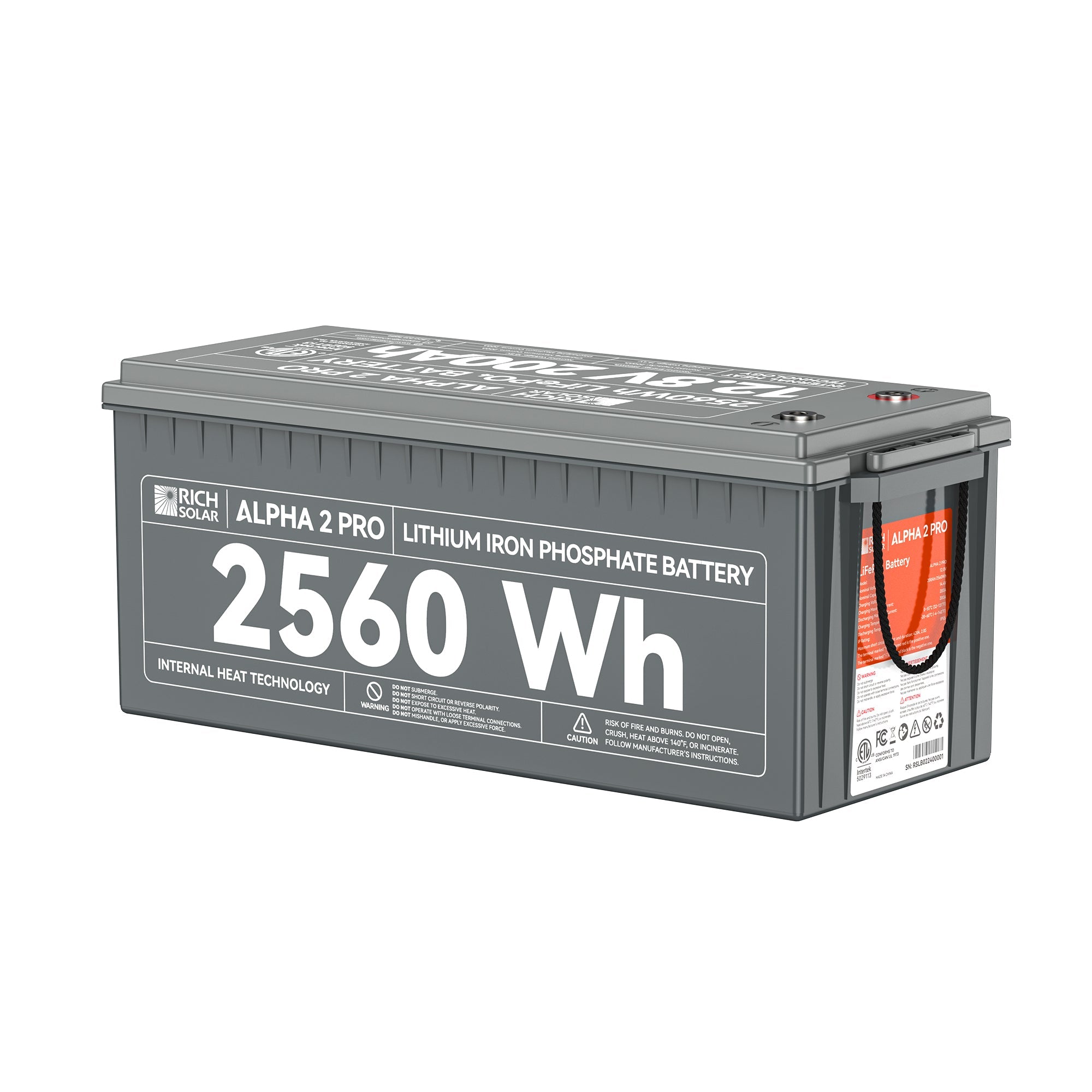 Rich Solar LiFePO4 Battery 12V 200Ah RS-B122SP