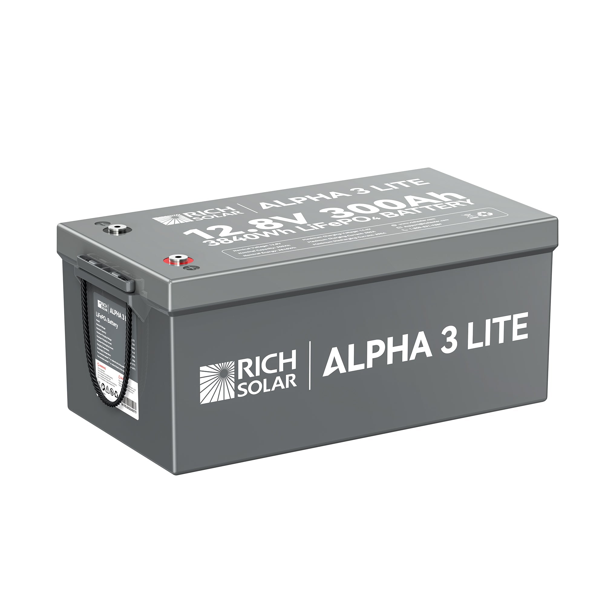 Rich Solar LiFePO4 Battery 12V 300Ah