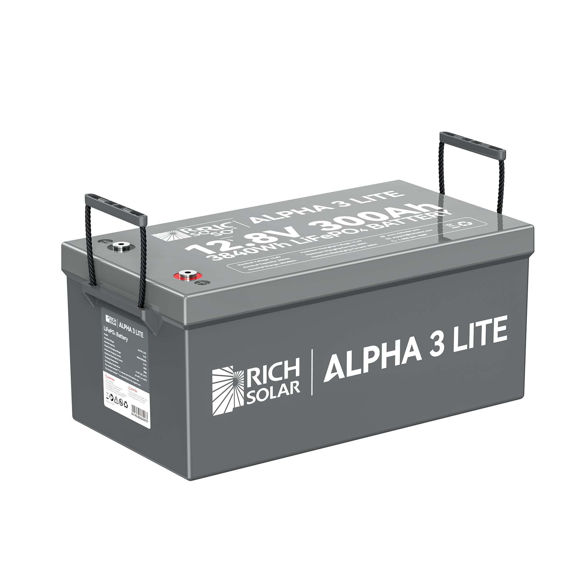 Rich Solar LiFePO4 Battery 12V 300Ah RS-B123