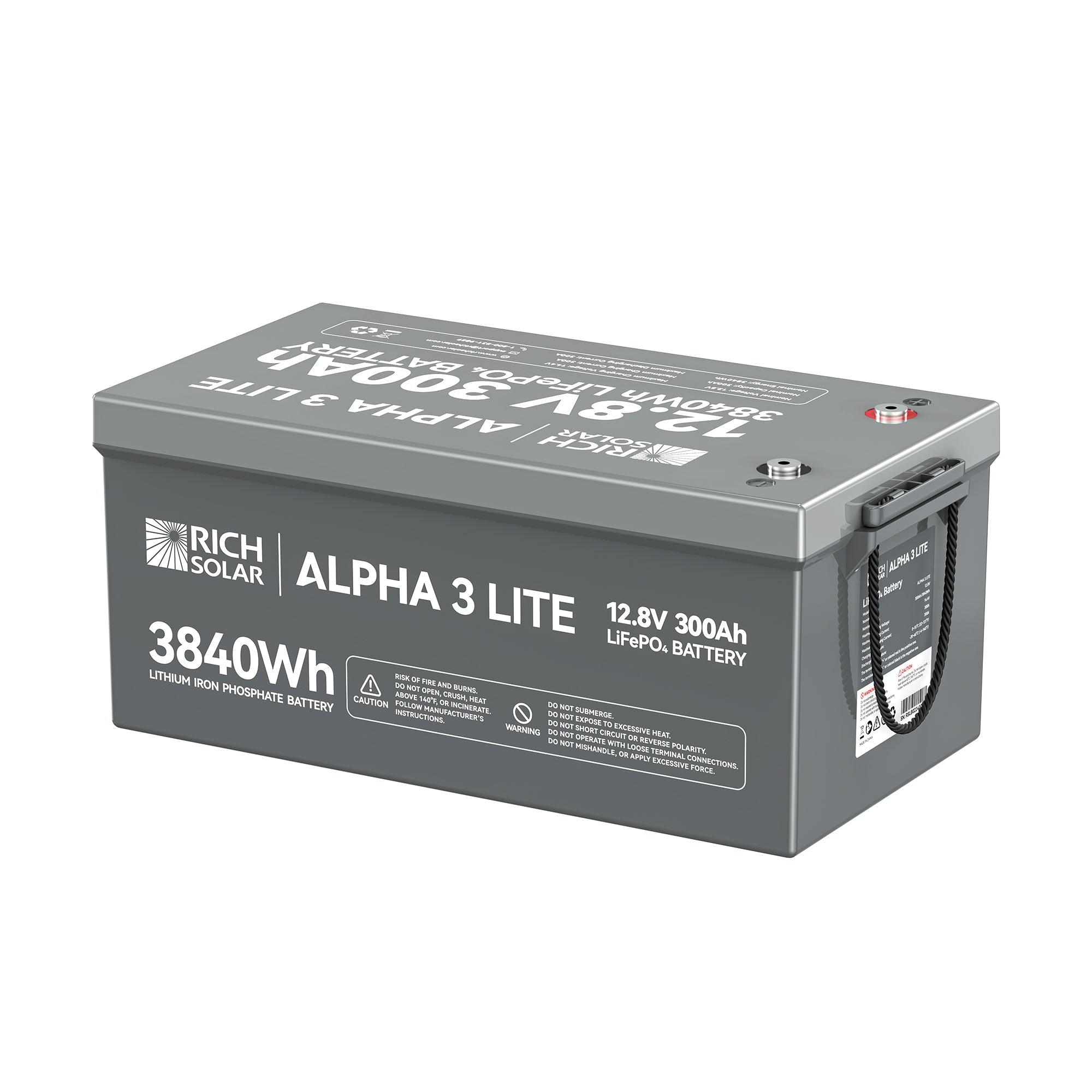 Rich Solar LiFePO4 Battery 12V 300Ah RS-B123