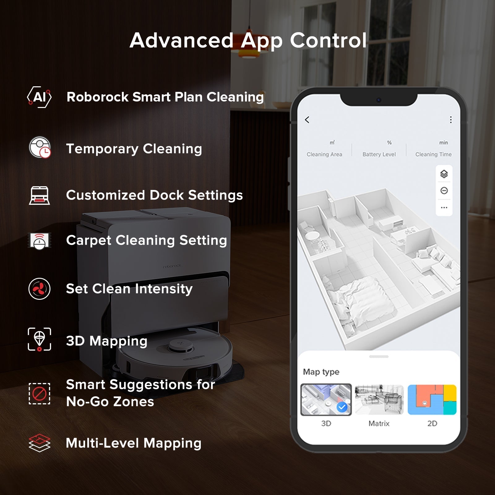 Roborock S8 Max Ultra with  8-in-1 RockDock® Ultra