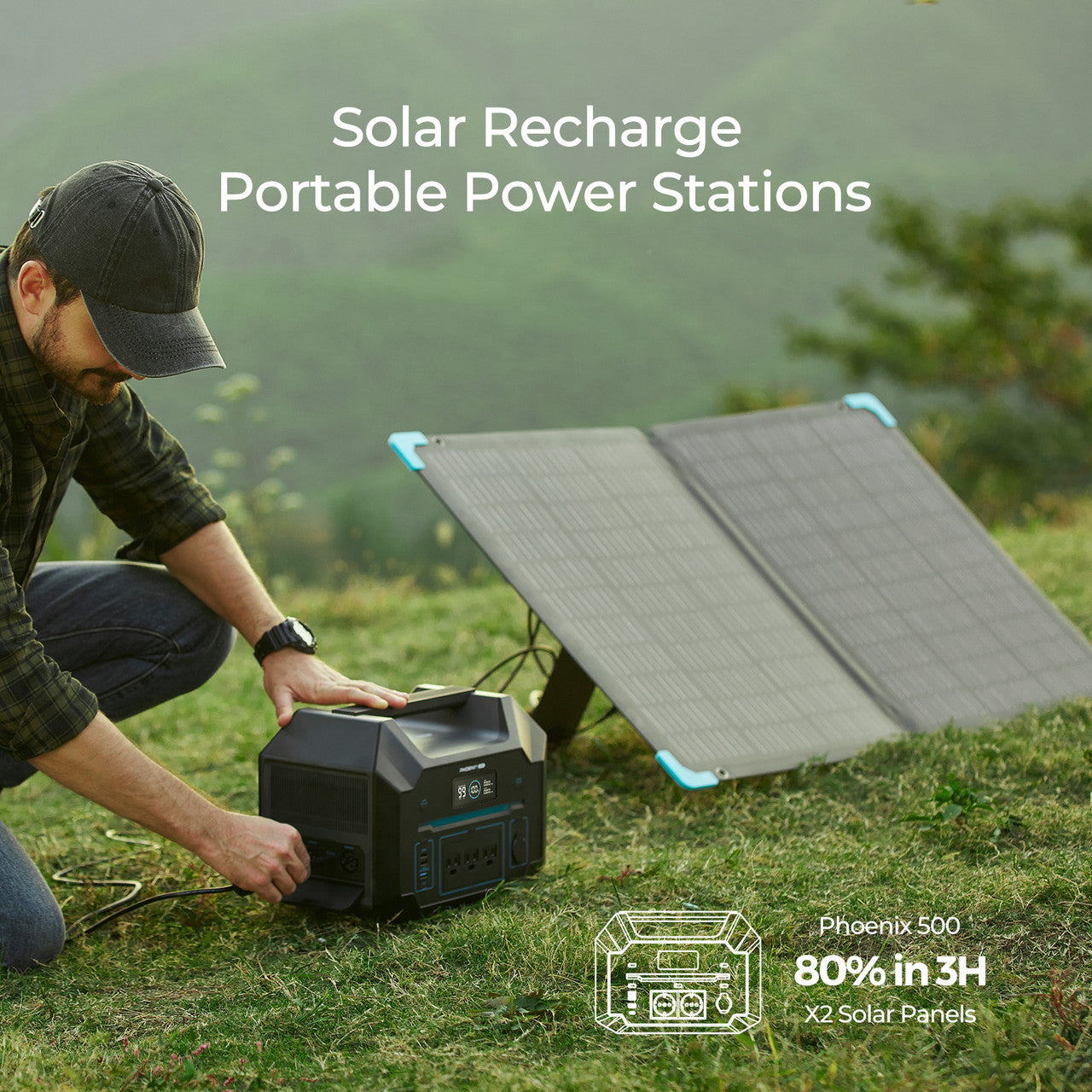 Renogy | E.FLEX 120W Portable Solar Panel | RSP120EF-US