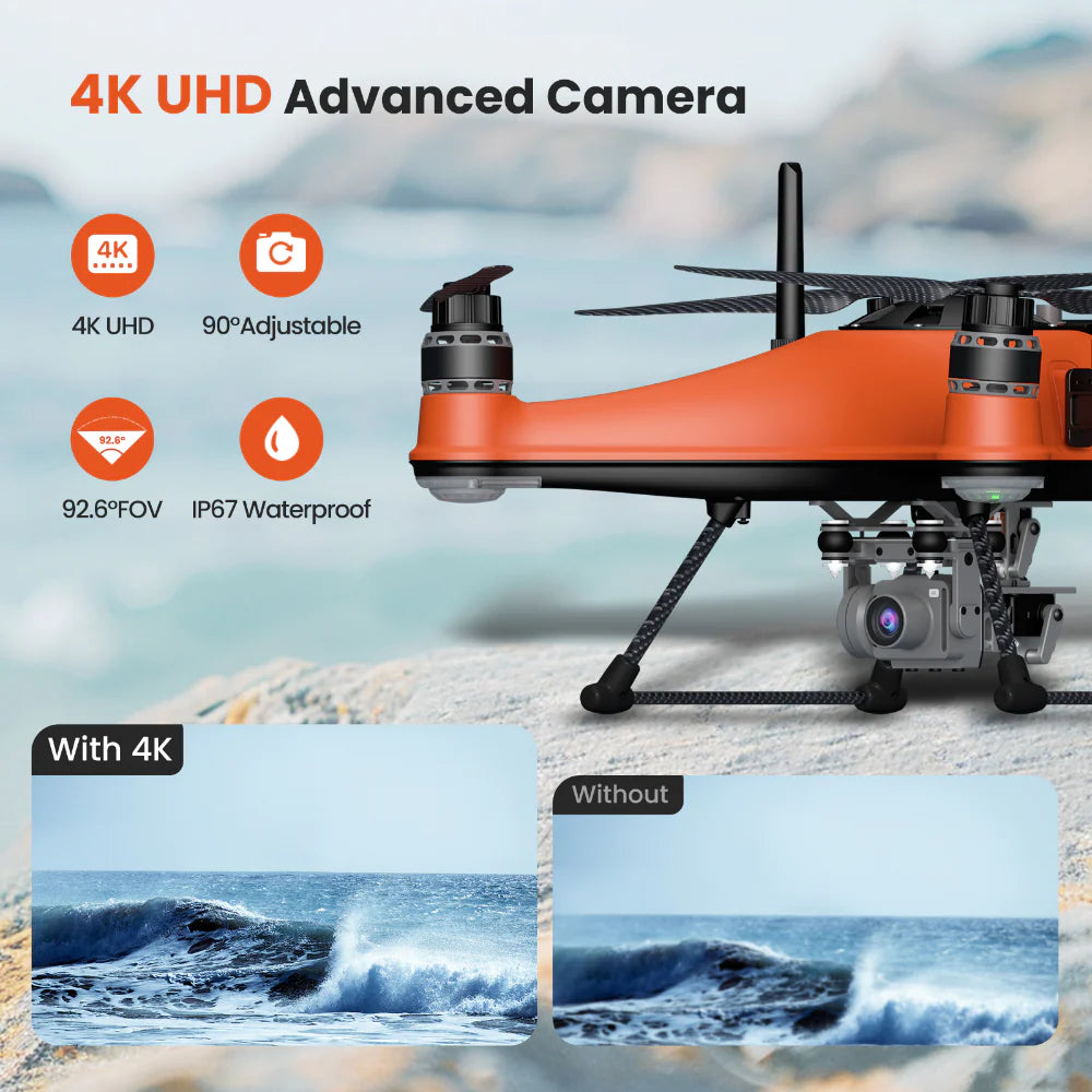 SwellPro Fisherman FD3 WaterProof Fishing Drone - Aircraft only