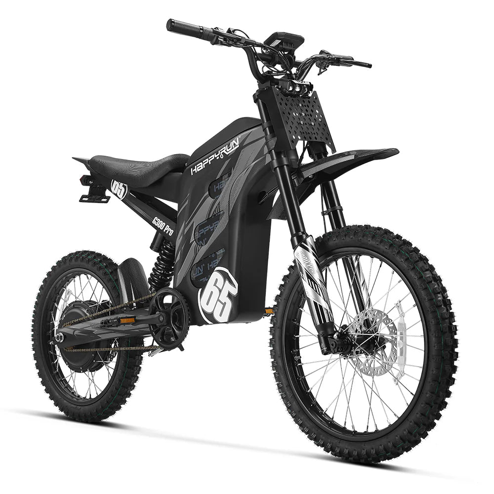 HappyRunSports 6500W Electric Dirt Bike G300 Pro