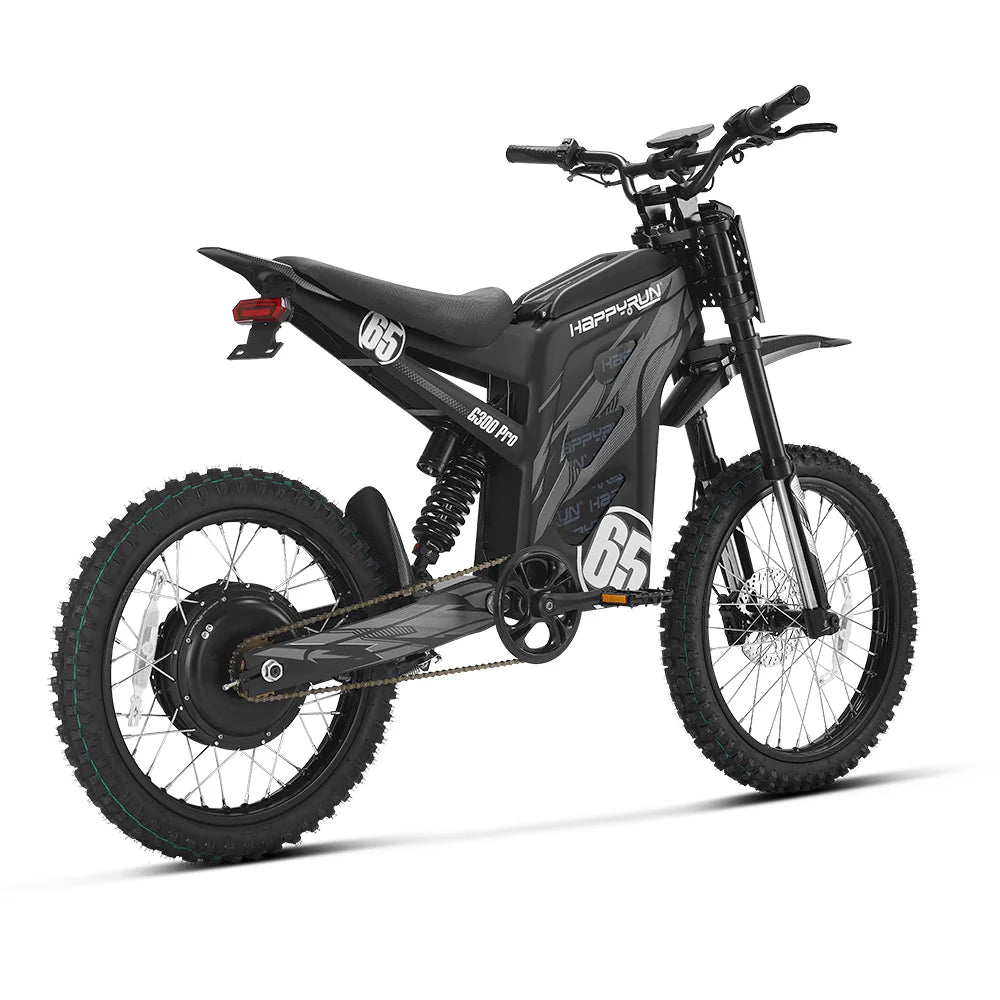 HappyRunSports 6500W Electric Dirt Bike G300 Pro