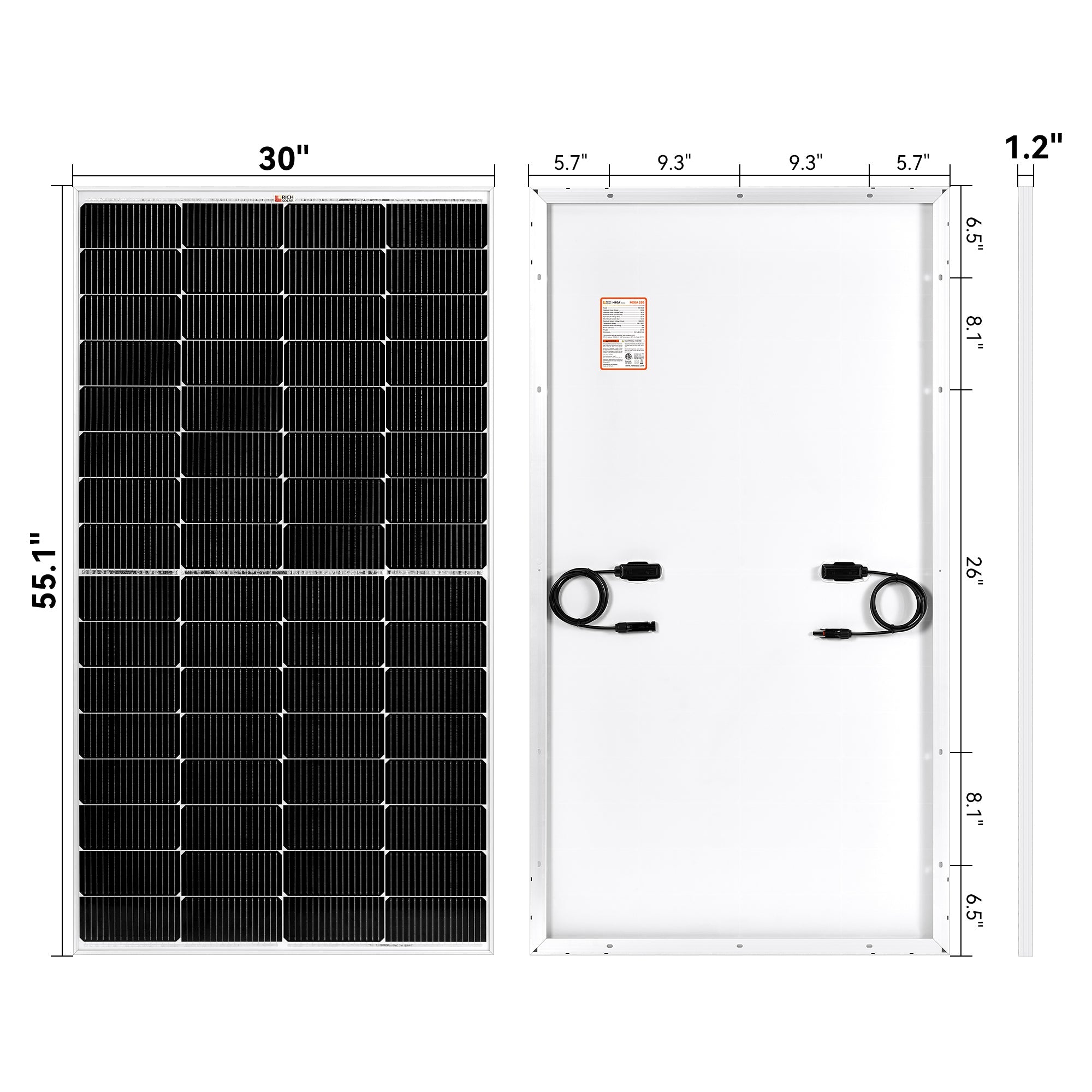 Rich Solar Solar Panel MEGA 220