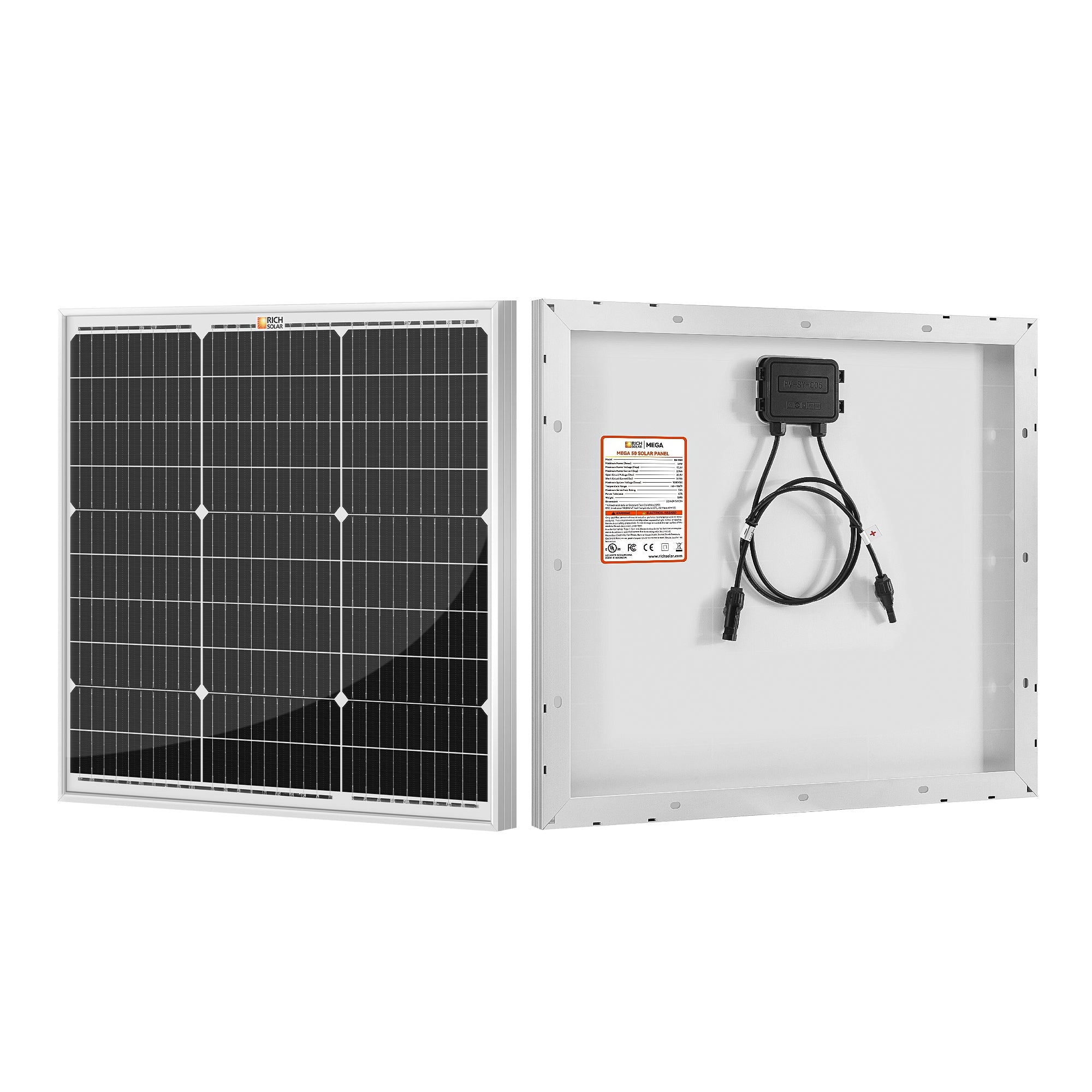 Rich Solar 50 Watt Solar Panel MEGA 50