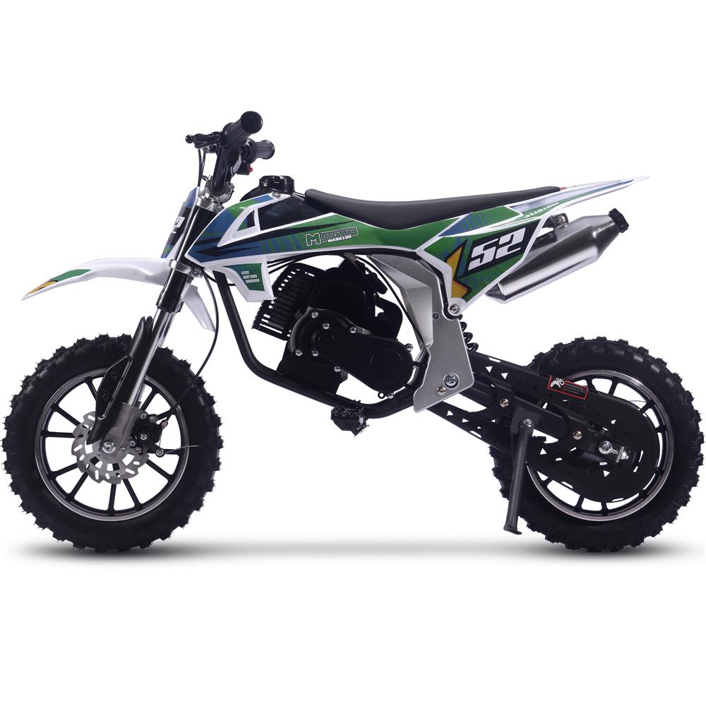 MotoTec Warrior 52cc 2-Stroke Kids Gas Dirt Bike