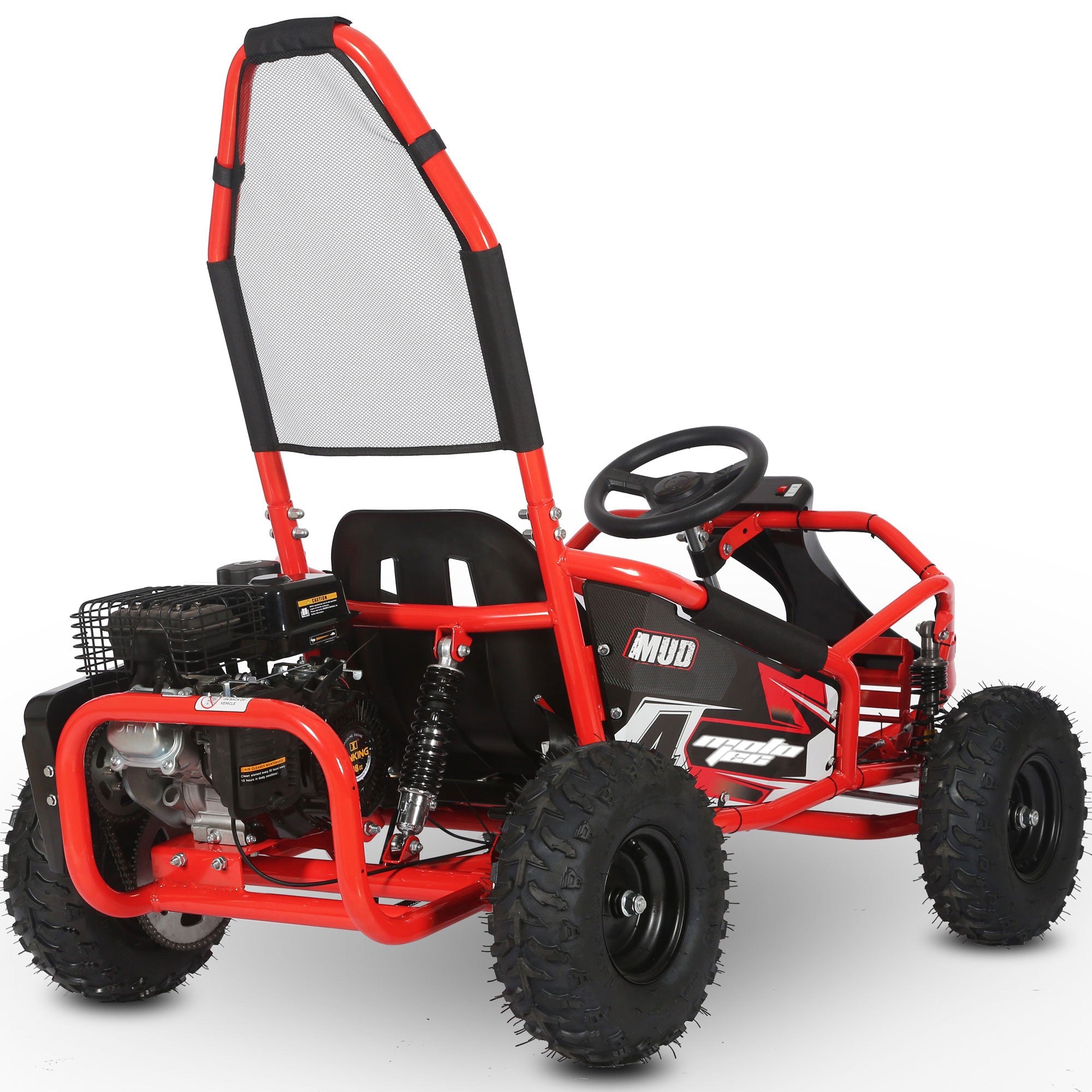 MotoTec Mud 98cc Go-Kart Full Suspension