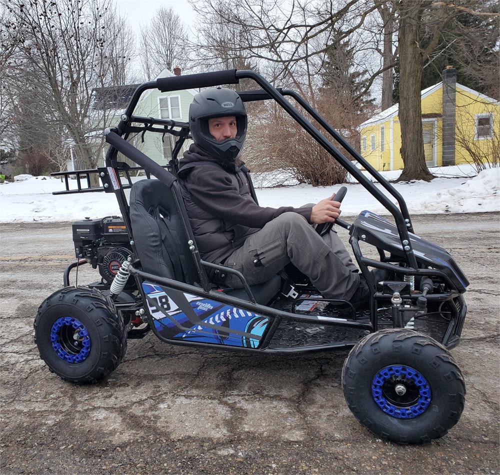 MotoTec Mud XL 212cc 2 Seat Go-Kart Full Suspension