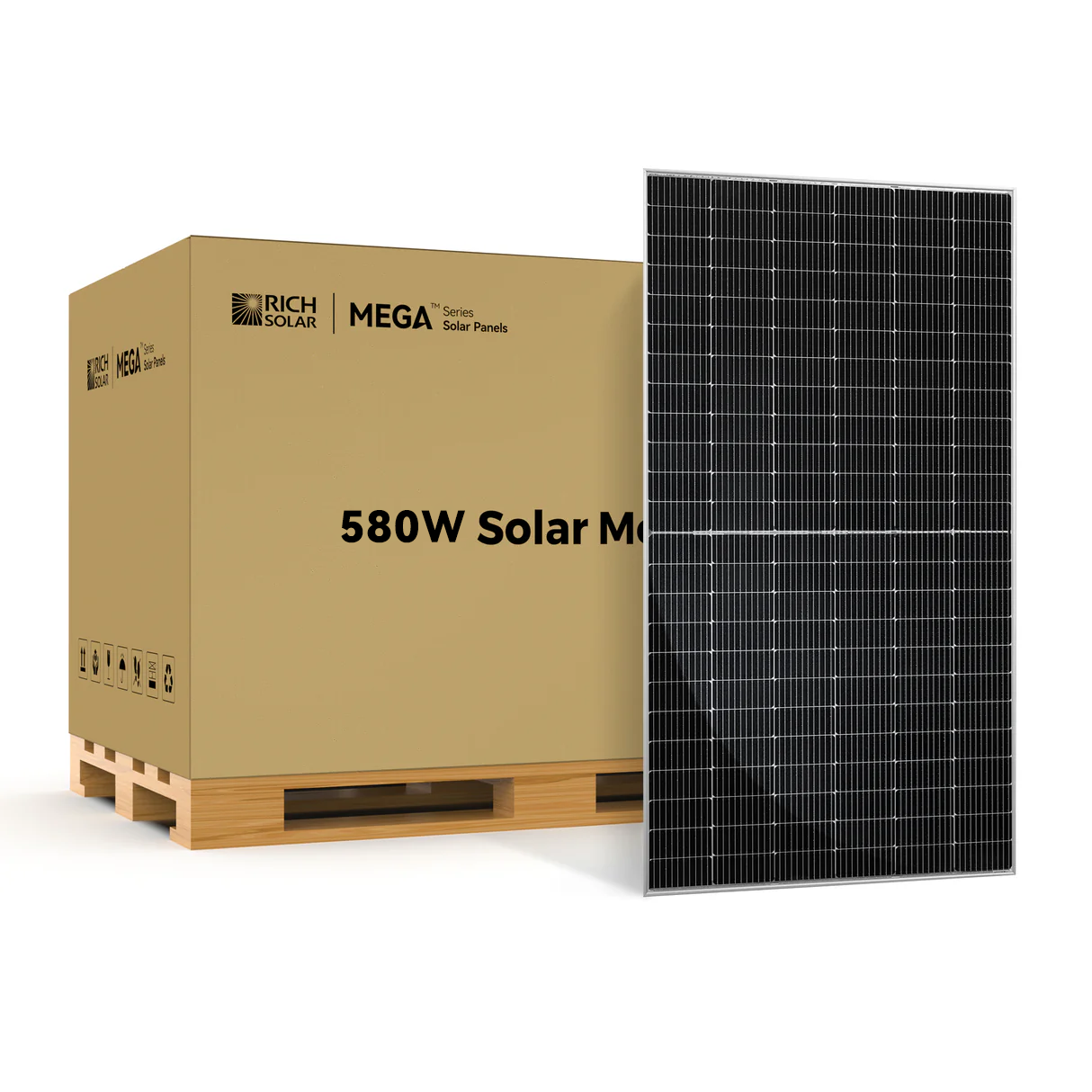 Rich Solar Bifacial Solar Panel MEGA 580