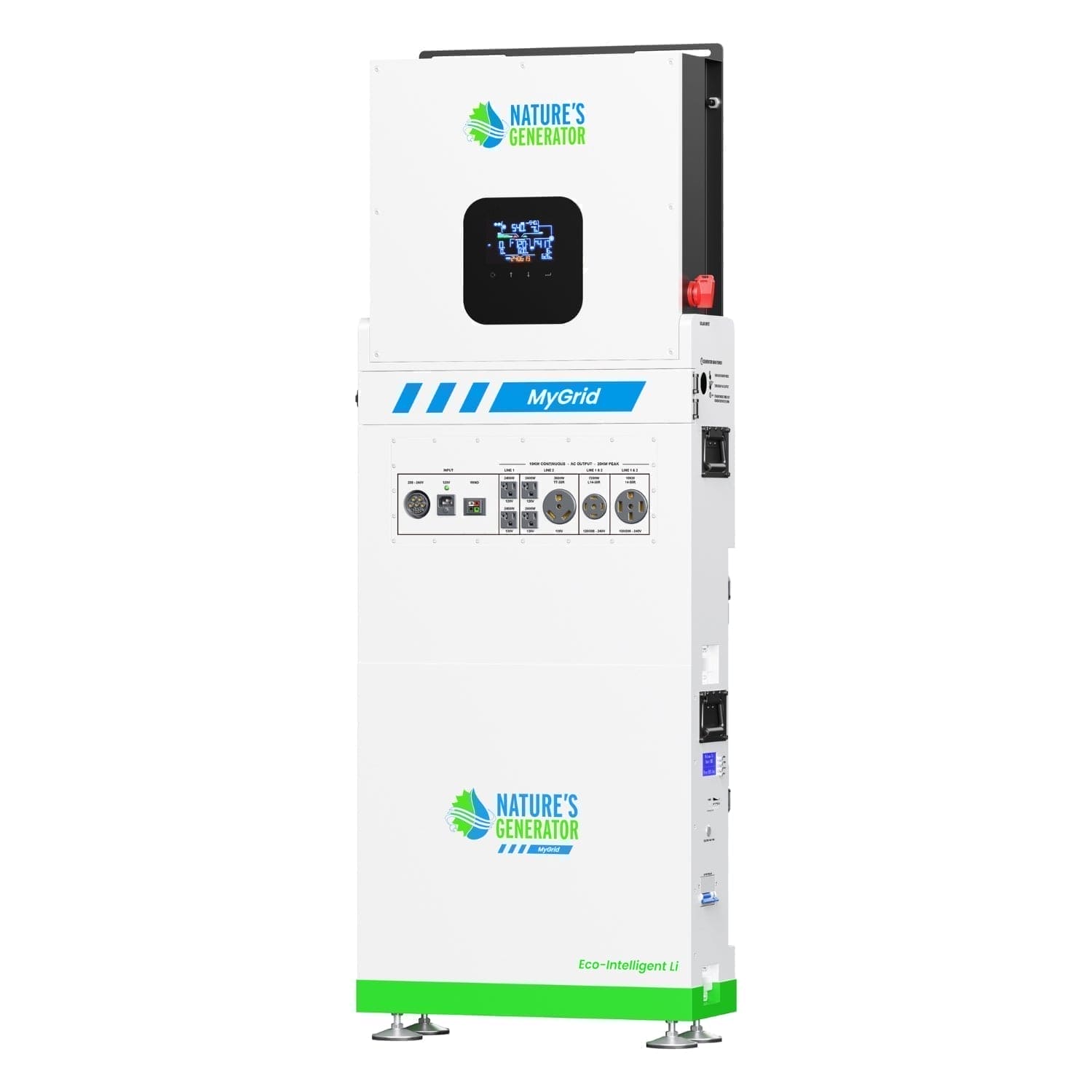 Nature's Generator MyGrid 10K Solar and Wind Generator for Home