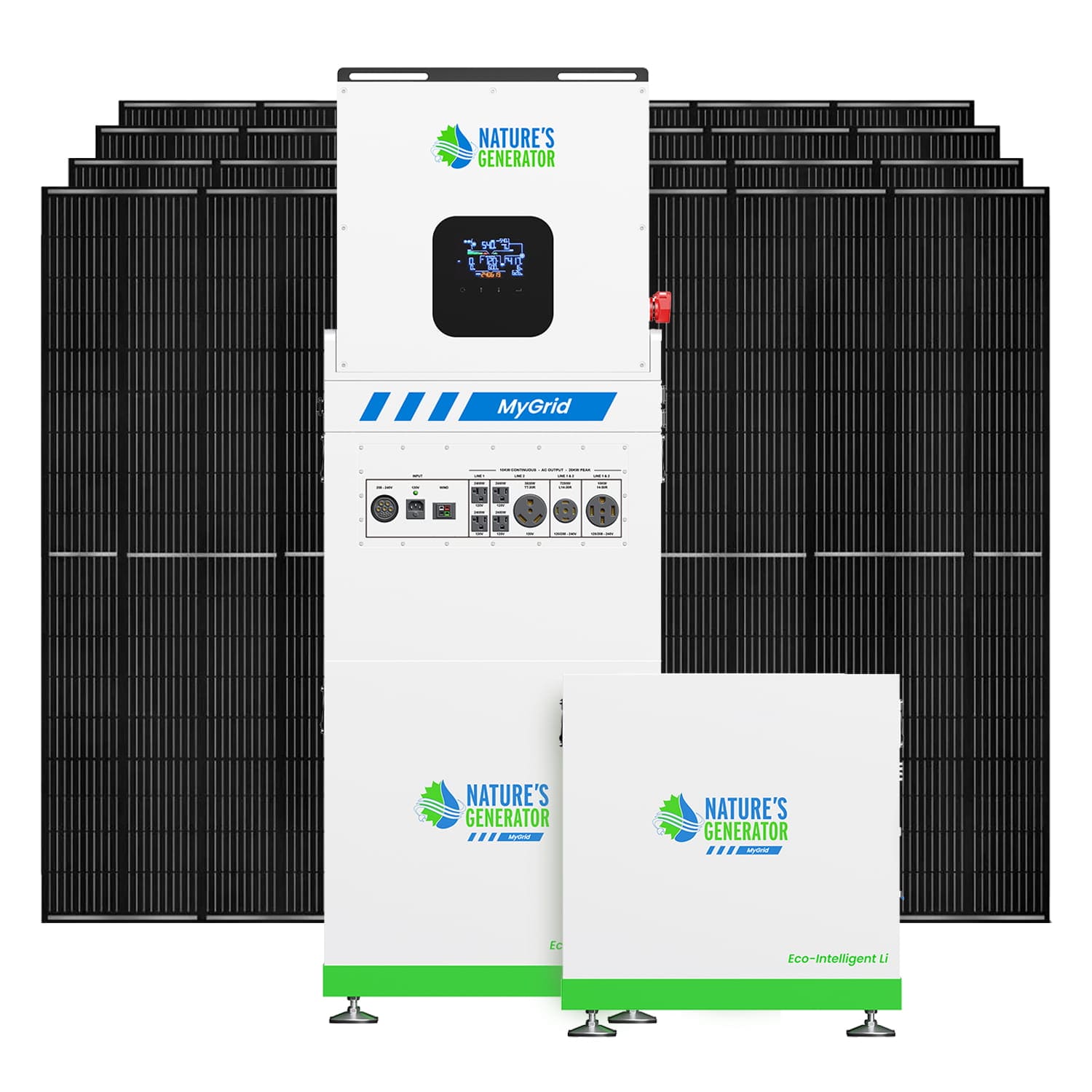 Nature's Generator MyGrid 10K Solar Generator for Home