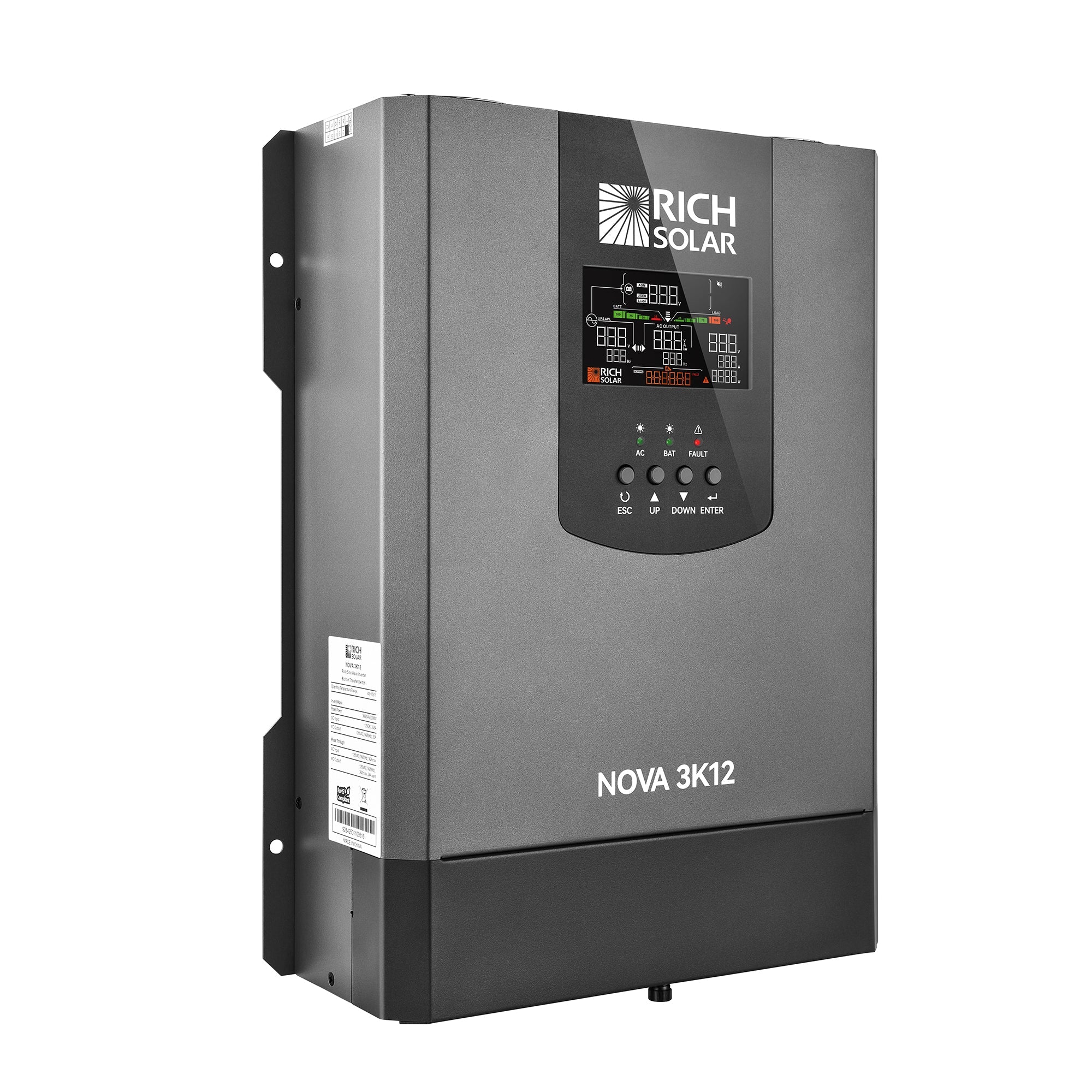 Rich Solar Pure Sine Wave Inverter NOVA 3K12