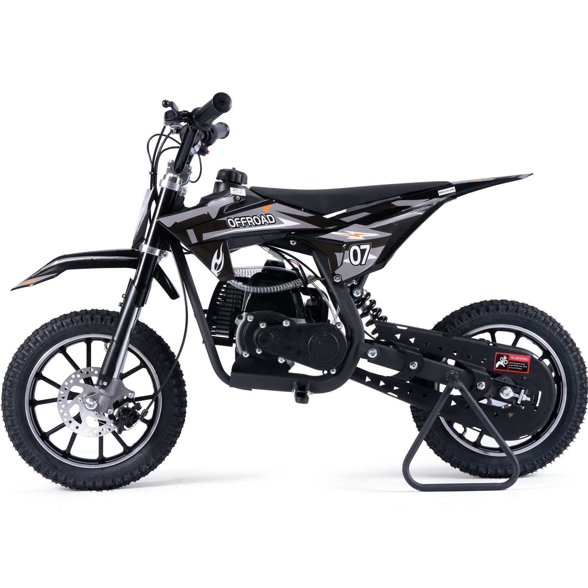 MotoTec Pioneer 49cc 2-Stroke Kids Gas Dirt Bike