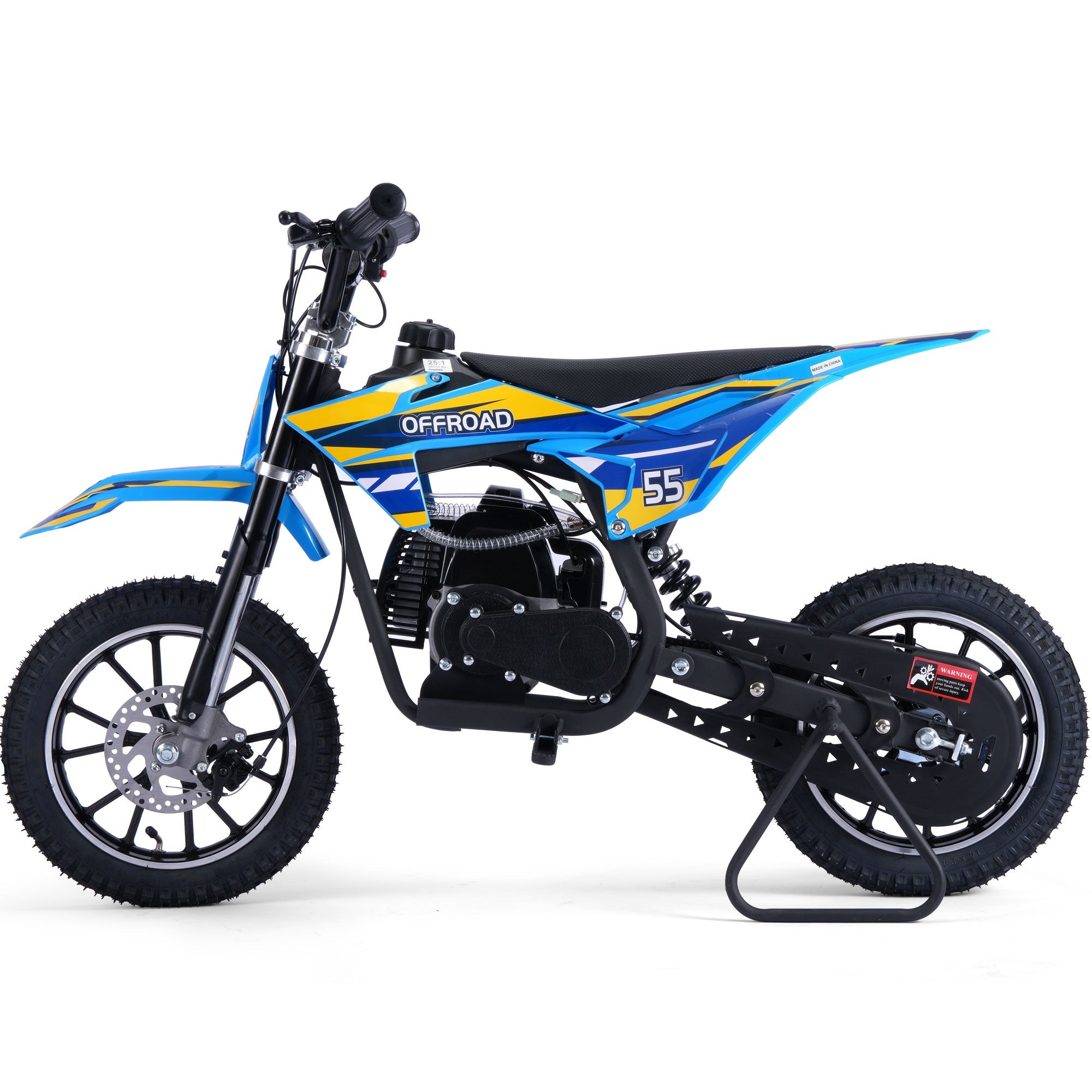 MotoTec Pioneer 49cc 2-Stroke Kids Gas Dirt Bike