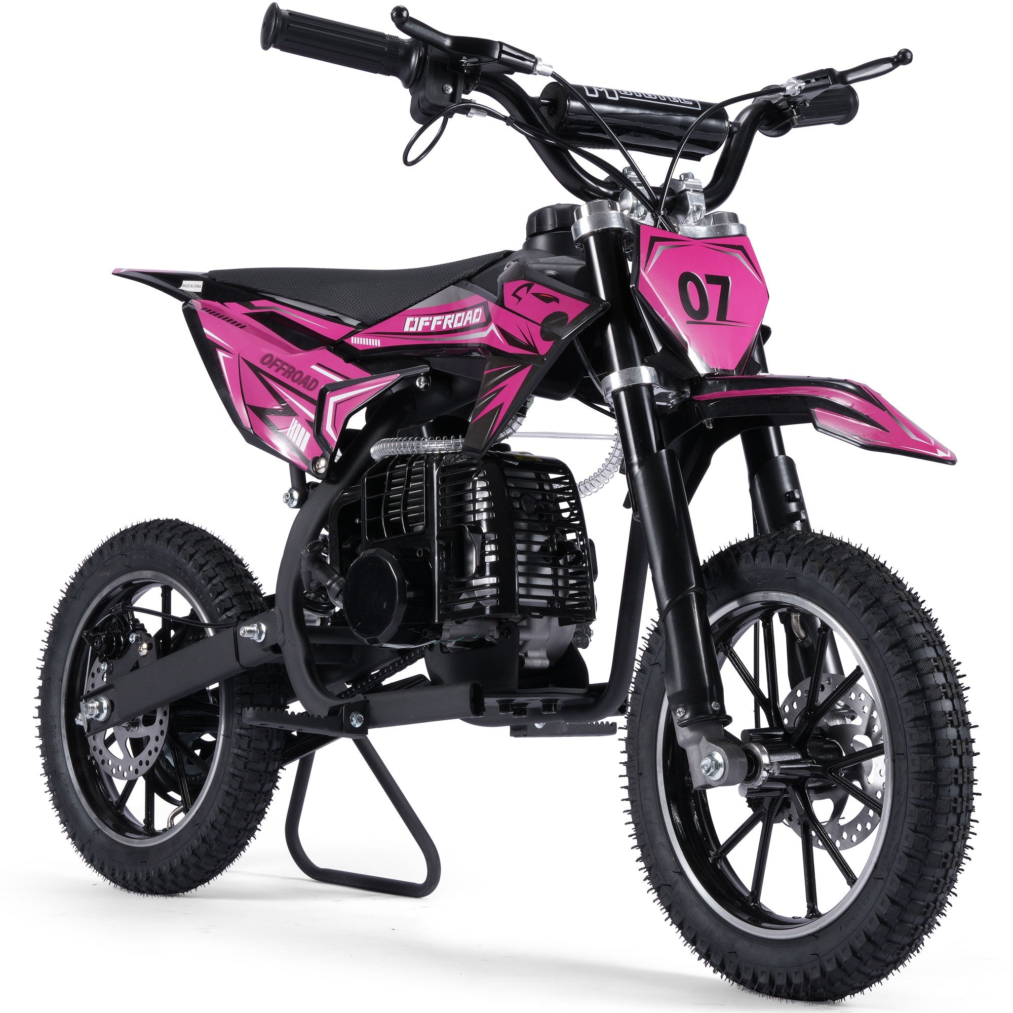 MotoTec Pioneer 49cc 2-Stroke Kids Gas Dirt Bike