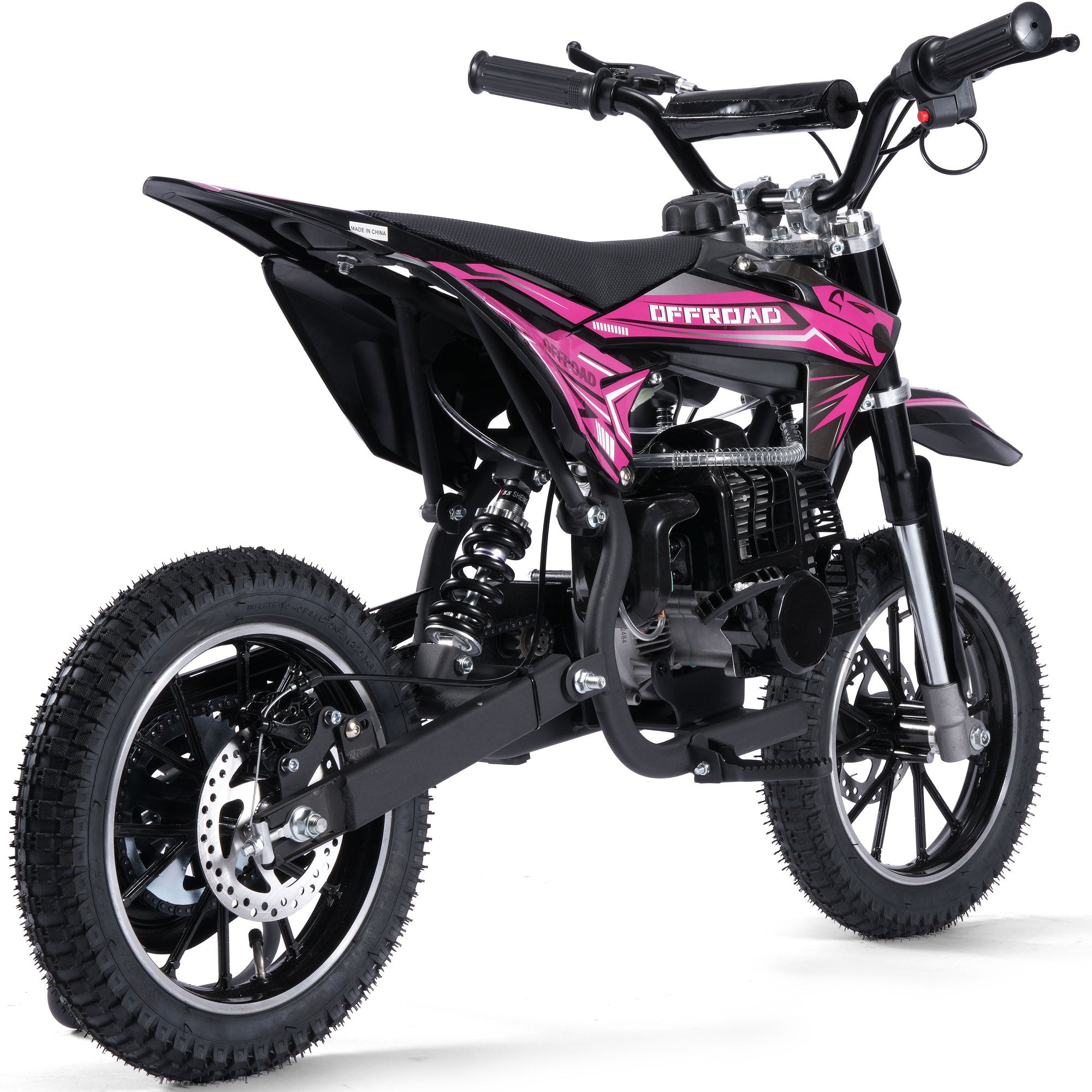 MotoTec Pioneer 49cc 2-Stroke Kids Gas Dirt Bike