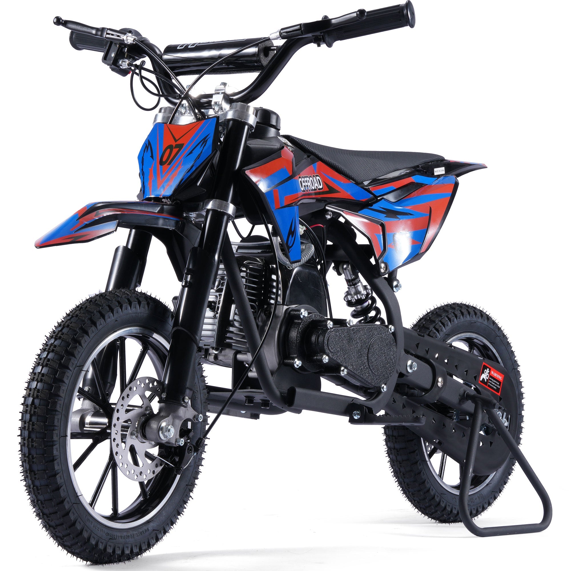 MotoTec Pioneer 49cc 2-Stroke Kids Gas Dirt Bike