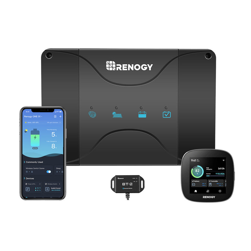 Renogy | 12V 30A/50A DC-DC On-Board Battery Charger with MPPT with Renogy | ONE Core | RBC30D1S-BT-CORE-US