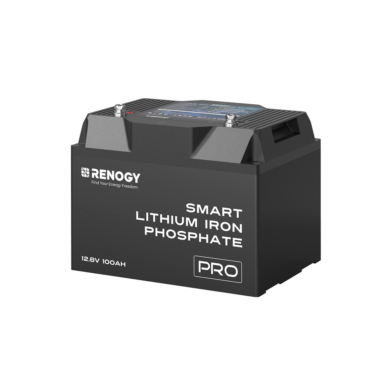 Renogy | Pro - 12V 100Ah Smart Lithium Iron Phosphate Battery w/Bluetooth & Self-heating Function | RBT12100LFP-BT-S-US