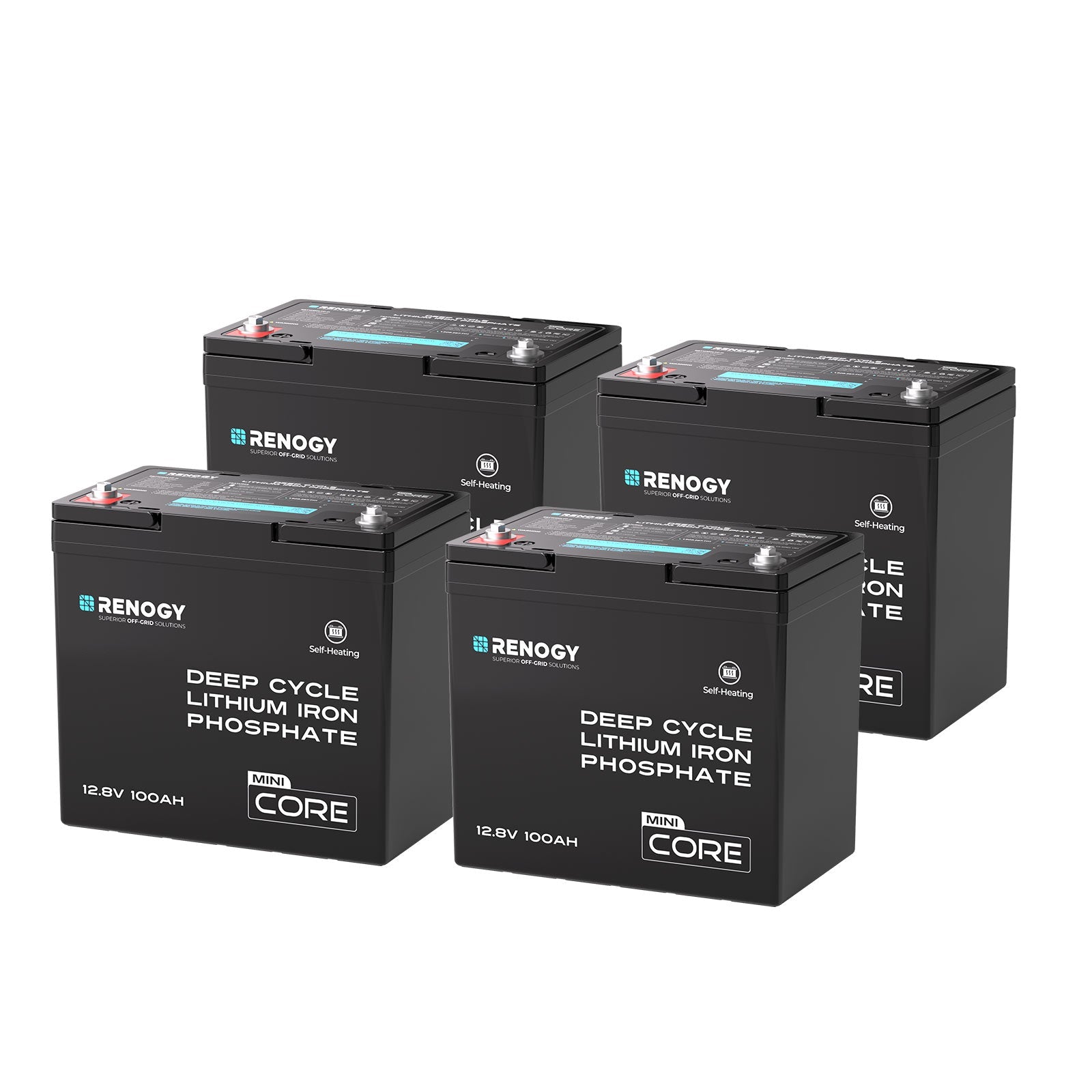 Renogy | Core Mini - 12.8V 100Ah Lithium Iron Phosphate Battery | RBT12100LFP-M-US