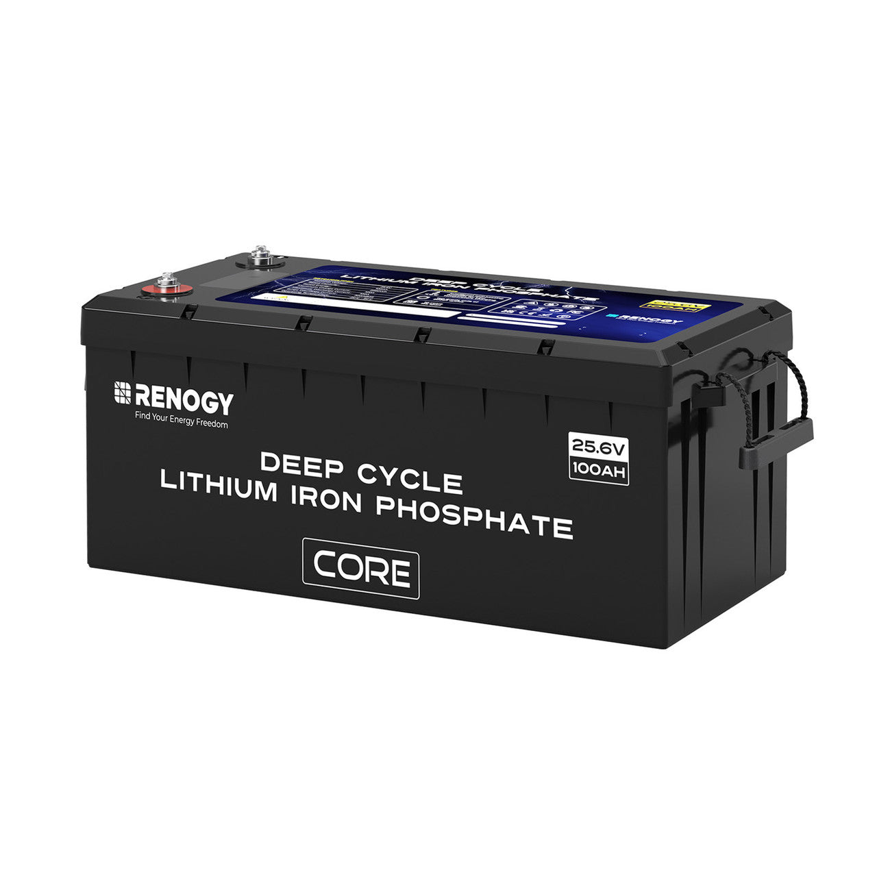 Renogy | Core - 24V 100Ah Deep Cycle Lithium Iron Phosphate Battery | RBT24100LFPSH-US