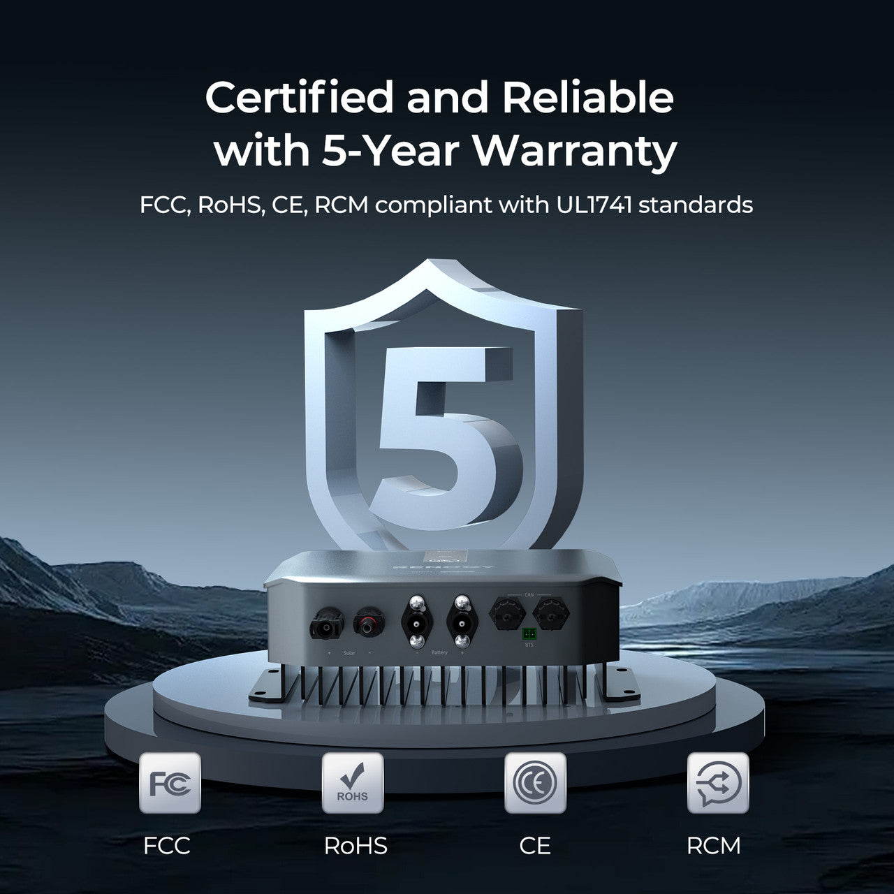 Renogy | REGO 12V/24V/36V/48V 30A MPPT Solar Charge Controller | RCC30REGO-US