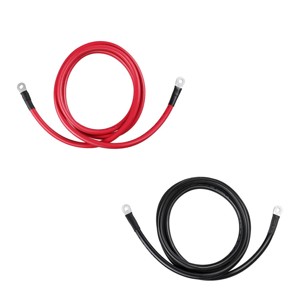 Renogy | Battery Inverter Cables for 3/8 in Lugs | RNG-INVTCB-5FT-4-US