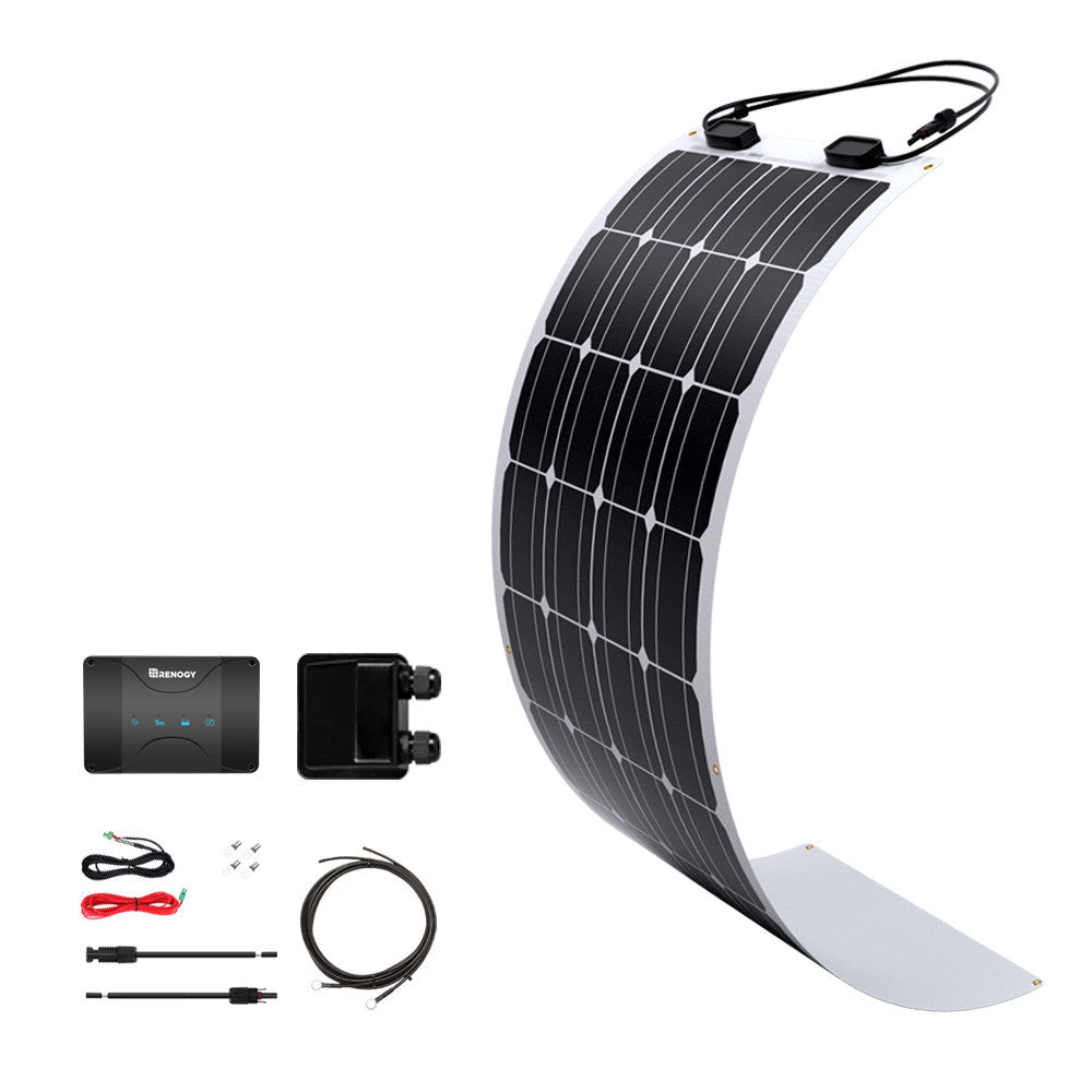 Renogy | Essential Kit 100W 12V Solar RV Kit | RKIT100RT-D30DB1