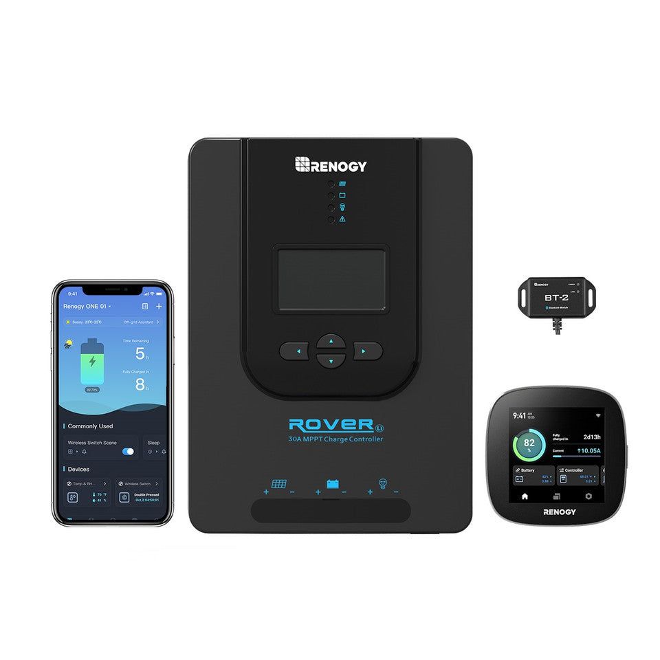 Renogy | Rover Li 20/30/40/60/100 Amp MPPT Solar Charge Controller | RNG-CTRL-RVR60-US