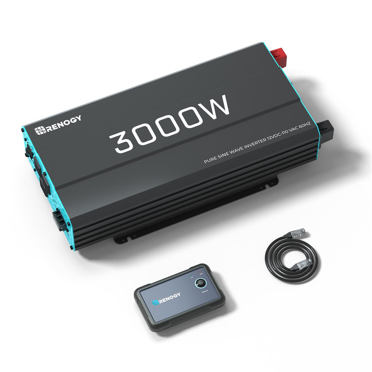 Renogy | 700W/1000W/2000W/3000W 12V Pure Sine Wave Inverter | RNG-INVT-3000-12V-P2-US