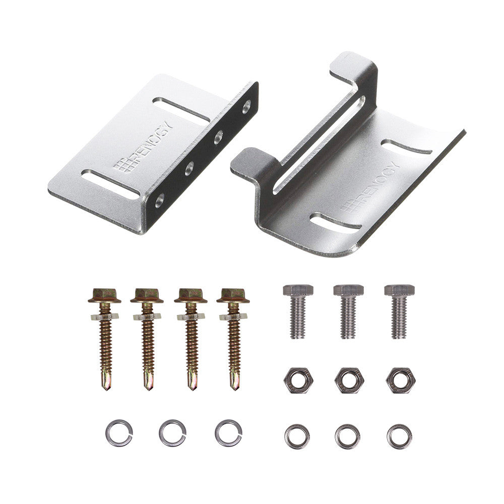 Renogy | Solar Panel Mounting Curved Z Bracket -- Set of 4 | RNG-MTS-ACB-US