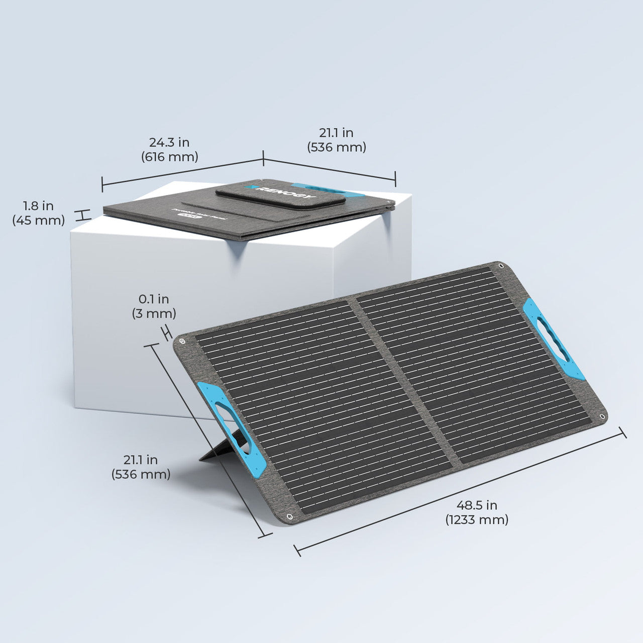 Renogy | E.FLEX 100W Portable Solar Panel | RPP100EF-SE-US