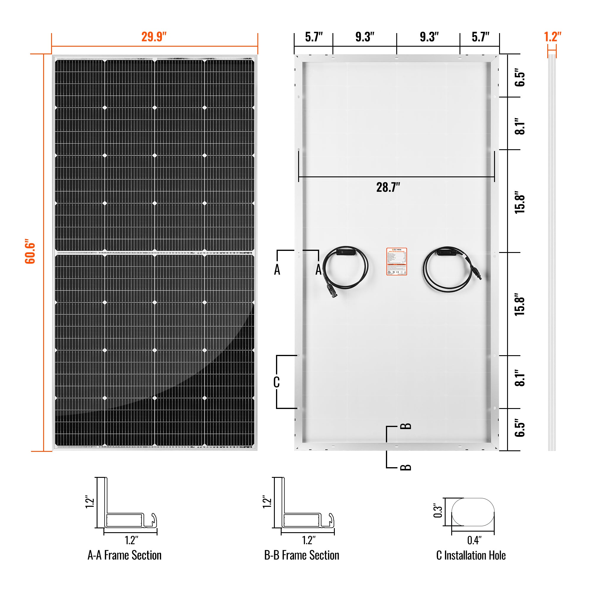 Rich Solar Solar Panel MEGA 250 PRO