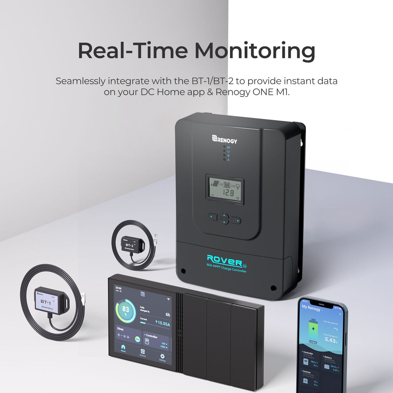 Renogy | Rover 60 Amp MPPT Solar Charge Controller | RNG-CTRL-RVR60-US