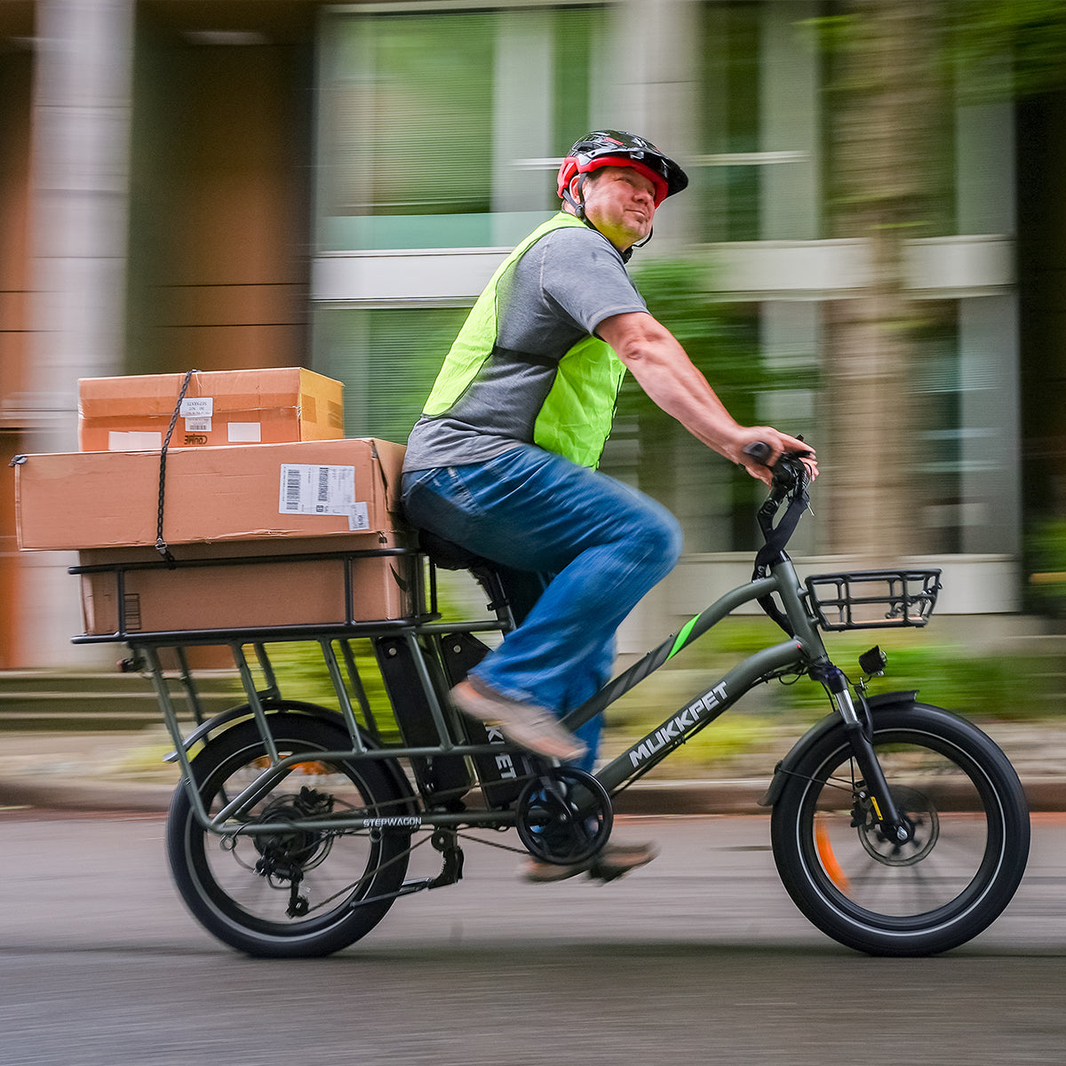 Mukkpet Stepwagon Dual-Battery Cargo E-Bike
