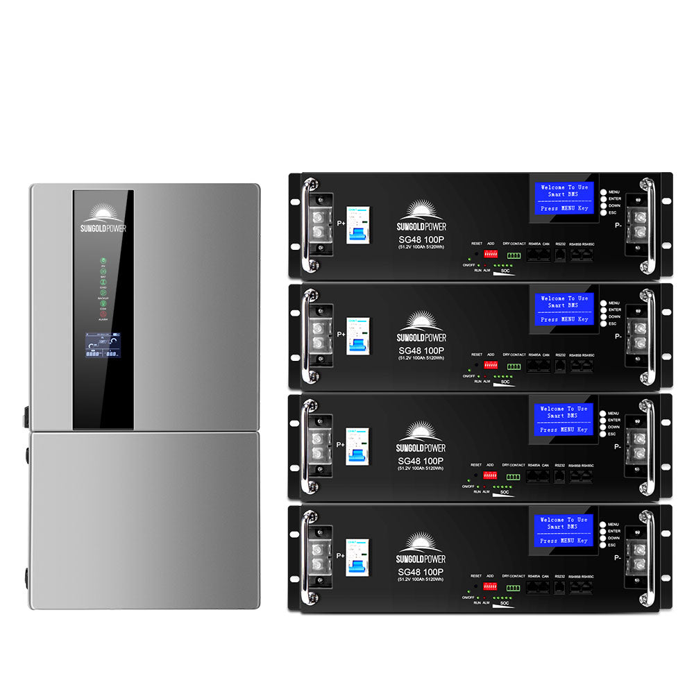 SunGoldPower 7.6KW/ 11.4KW Hybrid Inverter 48V Split Phase SGN11.4KHB-48/ SGN7.6K1HB-48