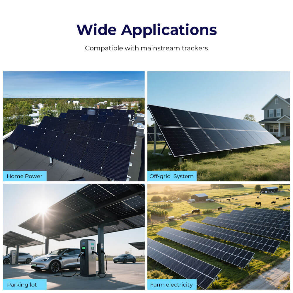 SunGoldPower 415W Bifacial PERC Solar Panel  | SGP-415-BBS UL61730