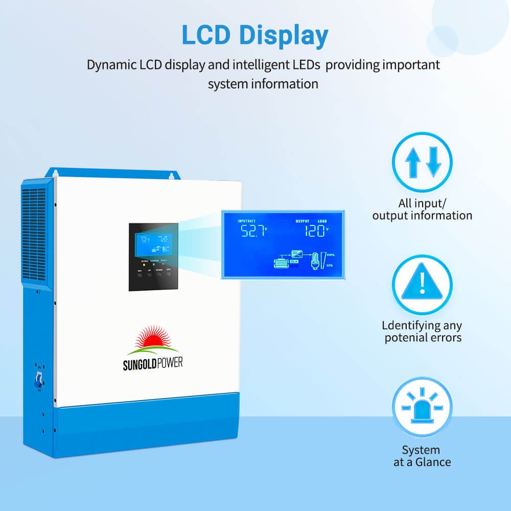 SunGoldPower 5000W 48V Solar Charger Inverter