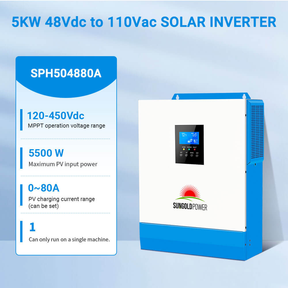 SunGoldPower 5000W 48V Solar Charger Inverter