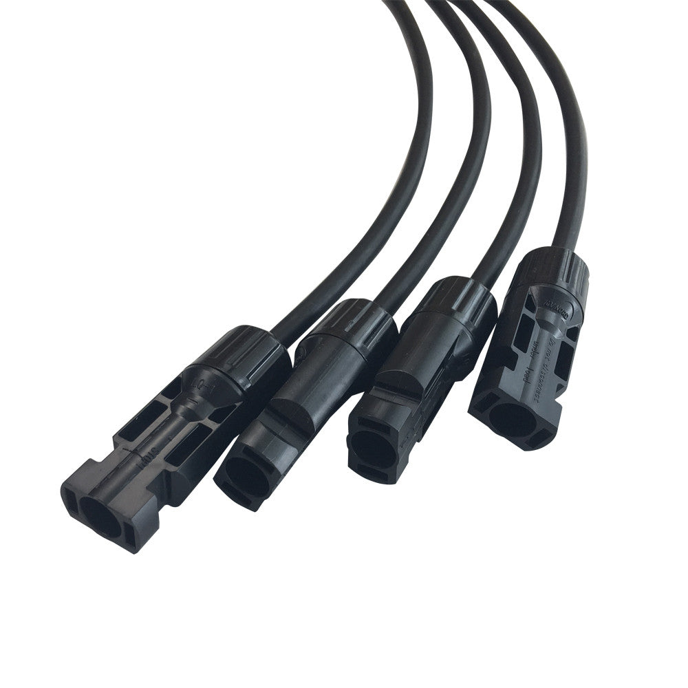 Renogy | 4 to 1 Solar Branch Connectors MMMMF+FFFFM Pair | RNG-CNCT-MC4BC-US