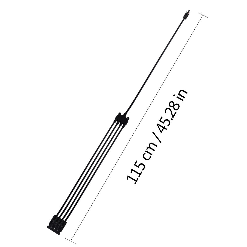 Renogy | 4 to 1 Solar Branch Connectors MMMMF+FFFFM Pair | RNG-CNCT-MC4BC-US