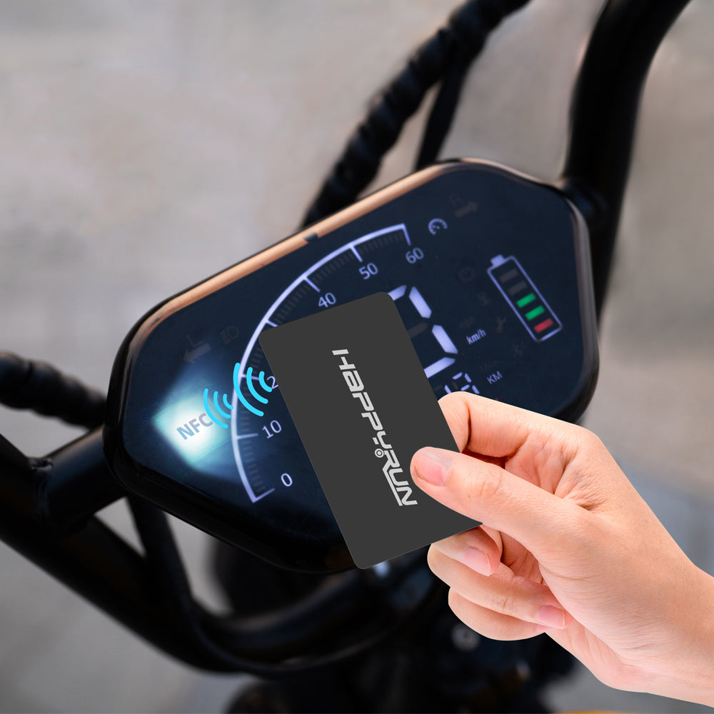 HappyRunSports Electric Bike LCD Displays Screen With NFC Unlock Card