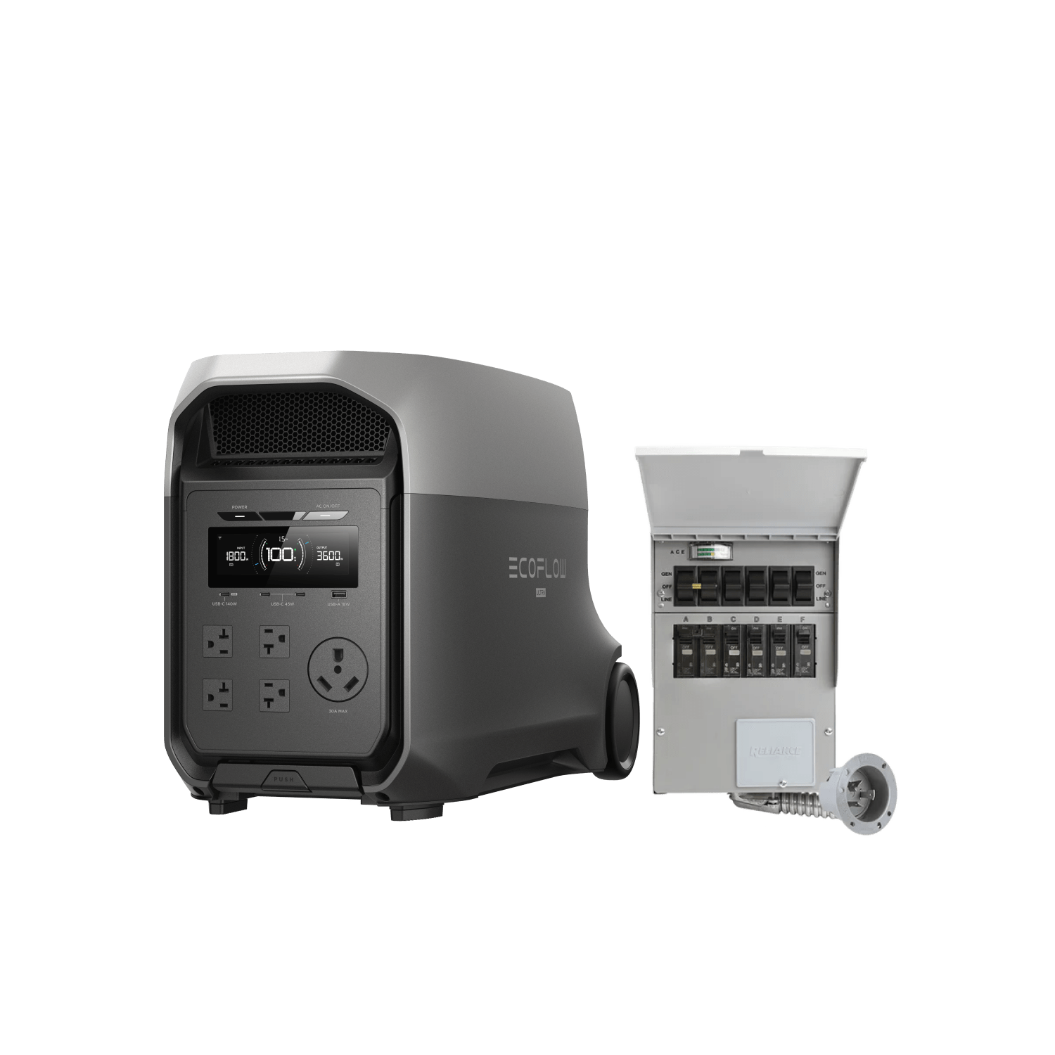 EcoFlow DELTA 3 Ultra Series Portable Power Station (3072Wh)