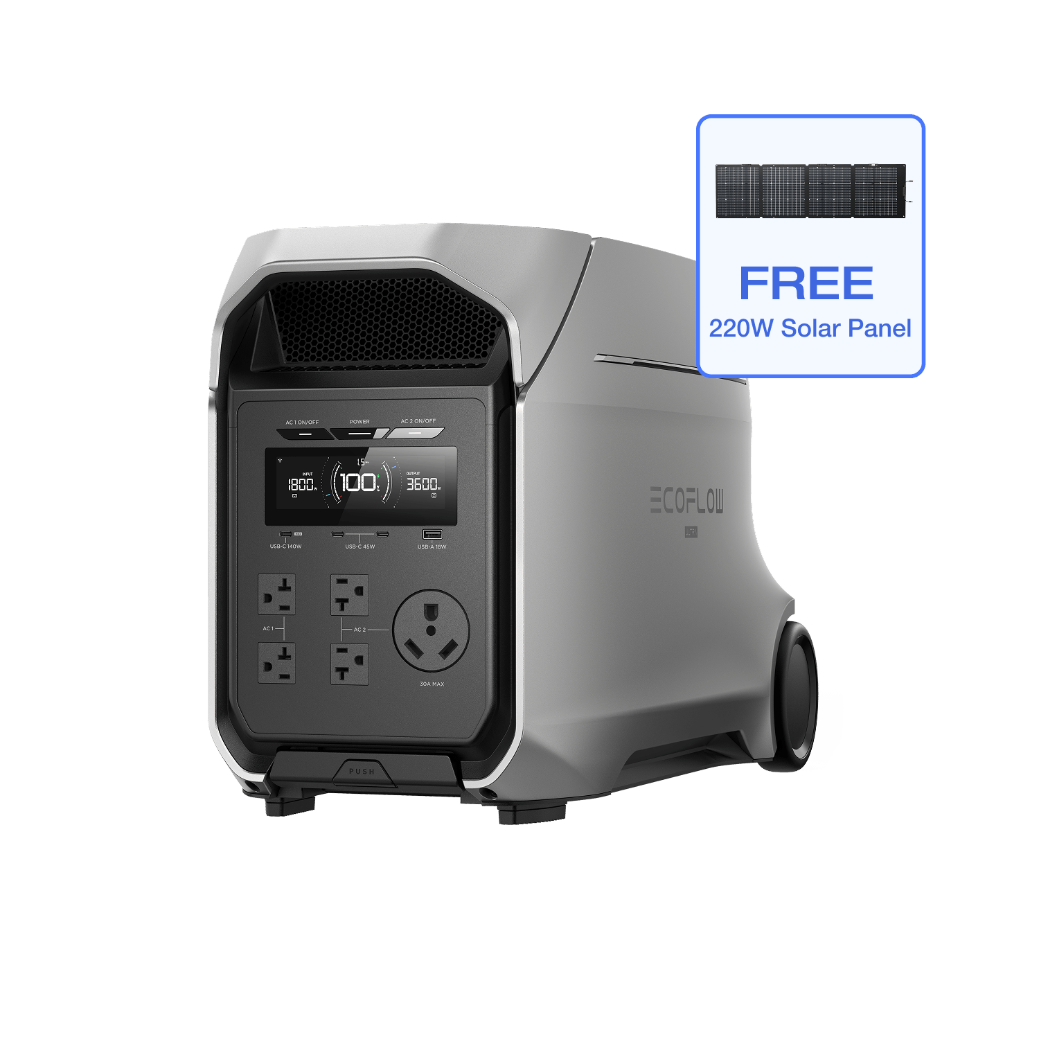 EcoFlow DELTA 3 Ultra Series Portable Power Station (3072Wh)