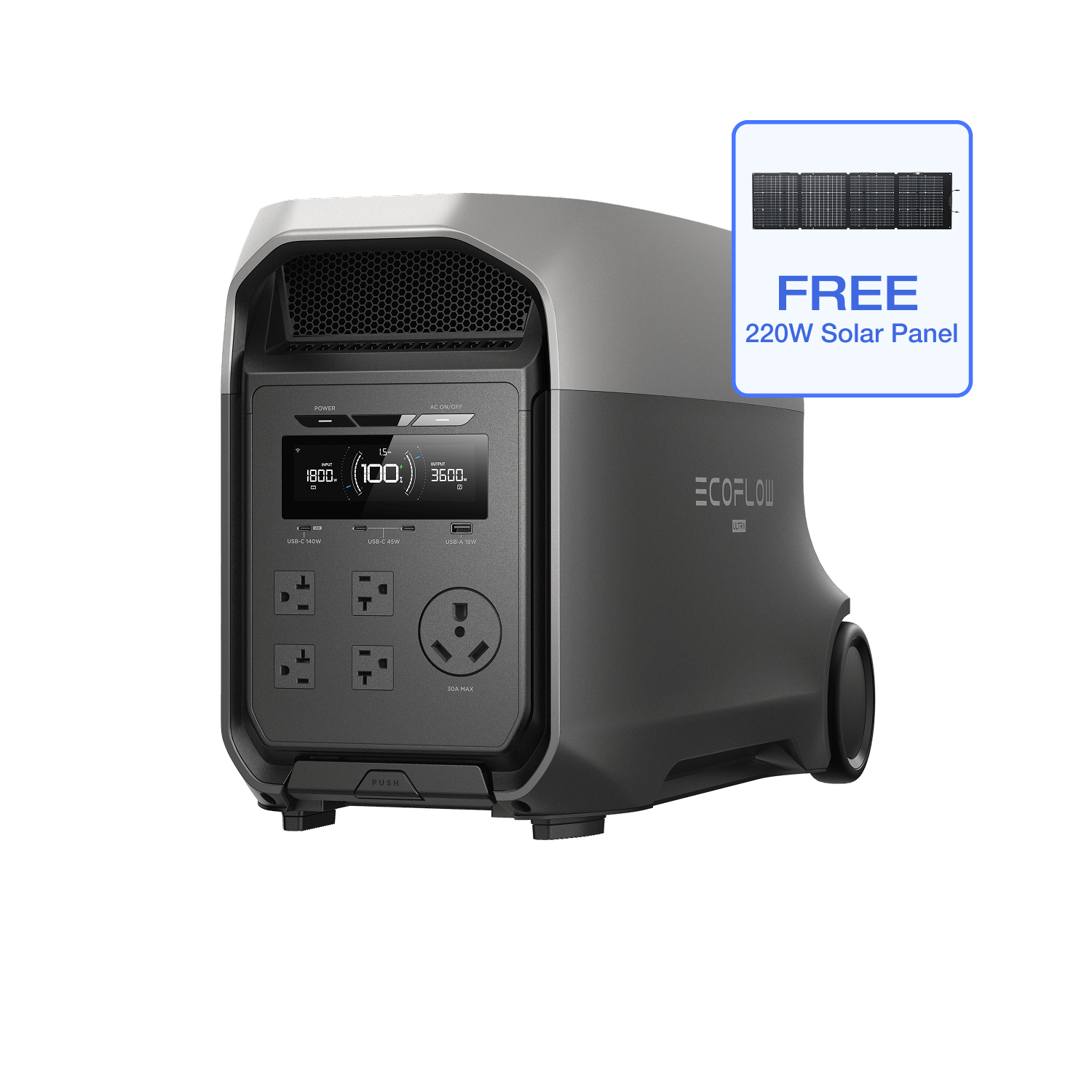 EcoFlow DELTA 3 Ultra Series Portable Power Station (3072Wh)