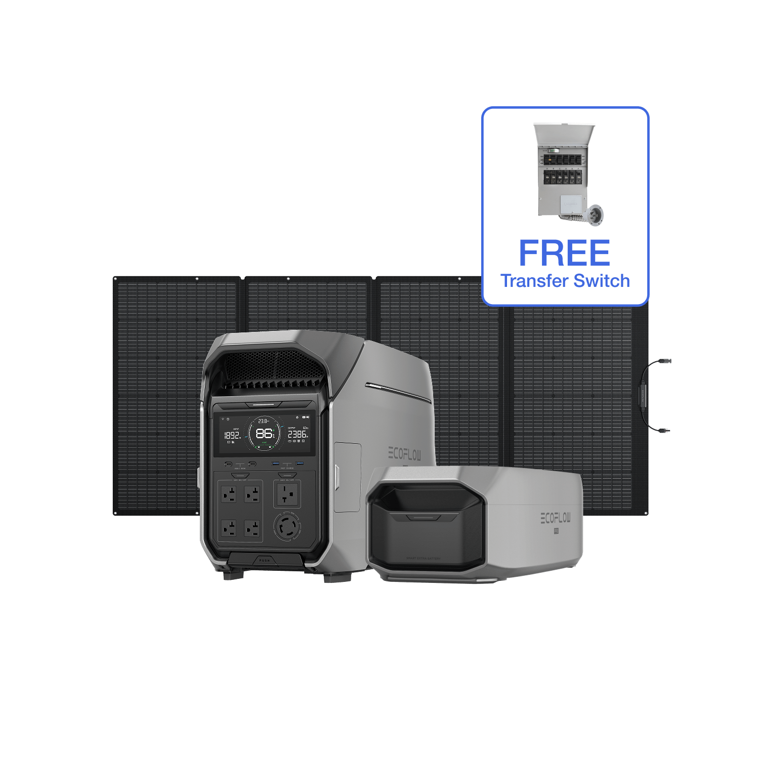 EcoFlow DELTA Pro 3 Portable Power Station (Smart Generator 4000 Bundle)---Subscriber Only